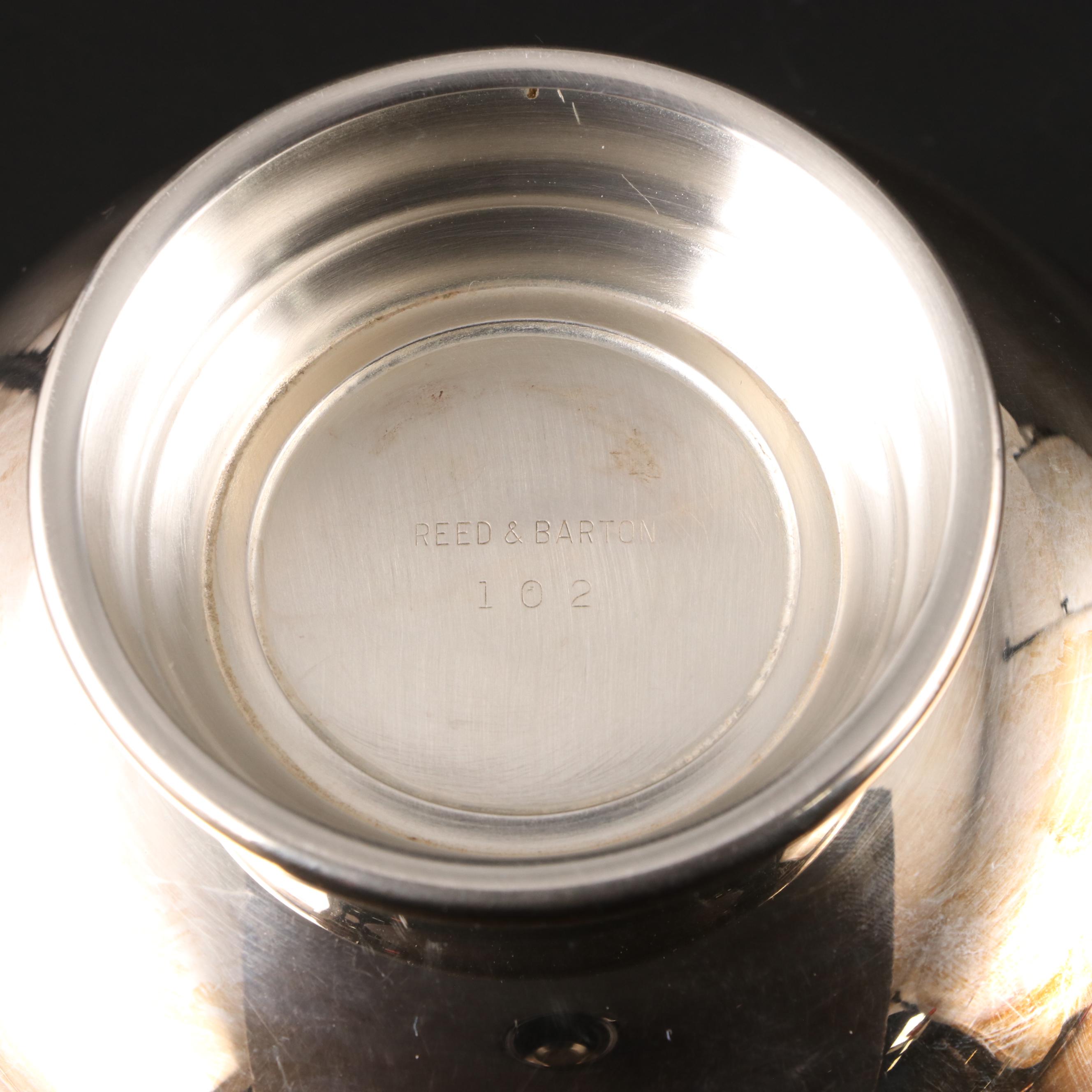 Reed & Barton Paul Revere Bowl with Other Silver Plate and Enamel Bowls