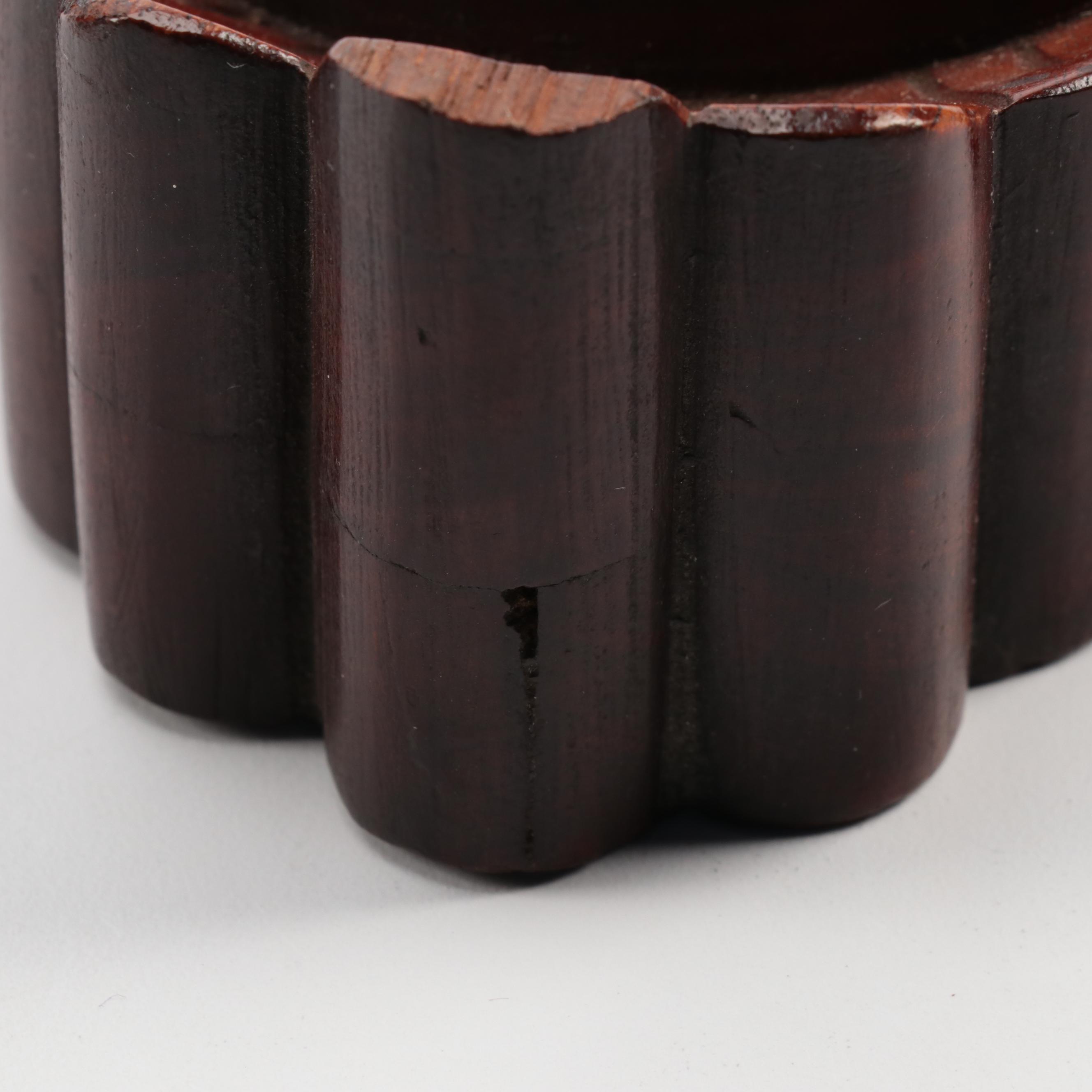 Pantalcraft with Other Carved Mahogany Salvaged Moldings and Drawer Pulls