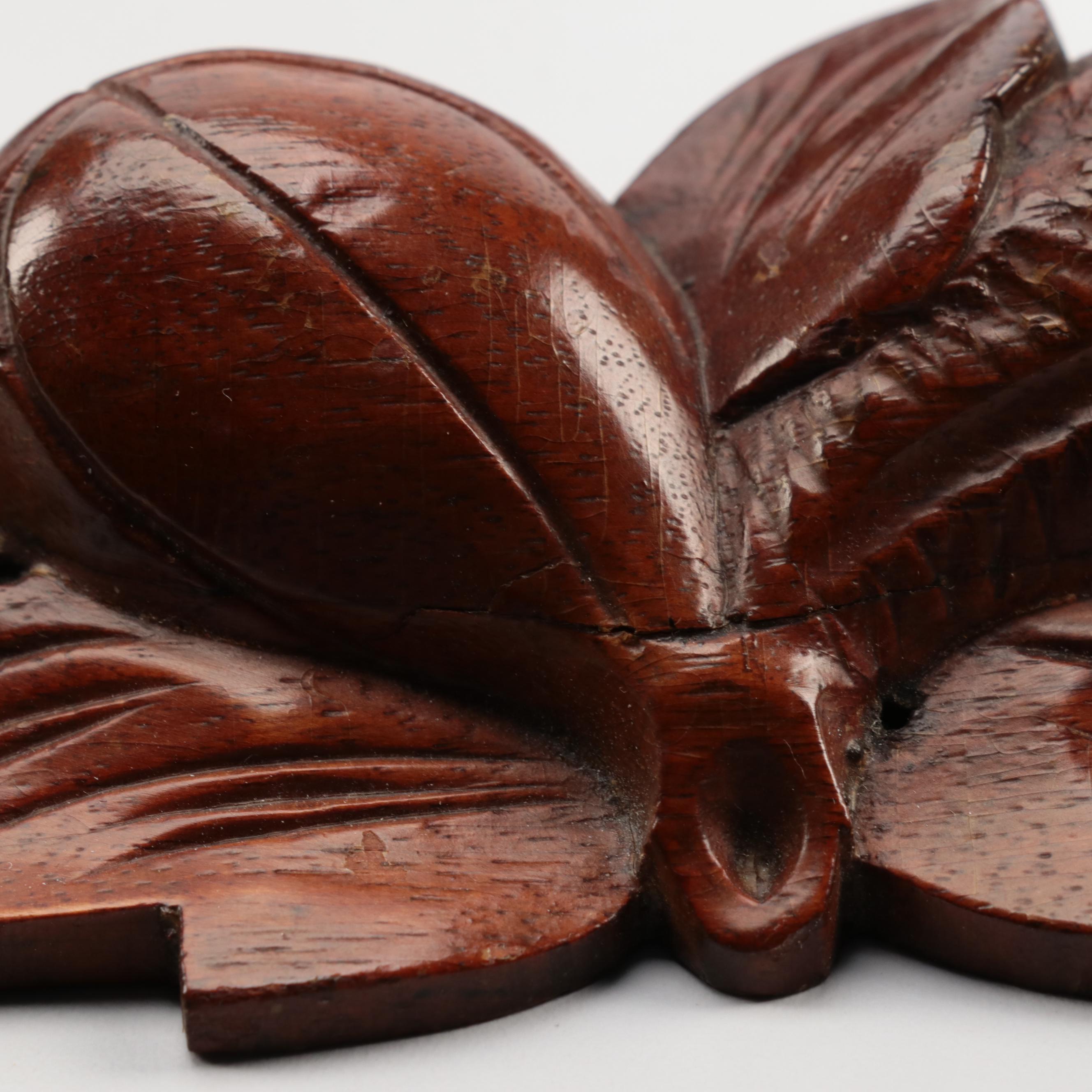 Pantalcraft with Other Carved Mahogany Salvaged Moldings and Drawer Pulls