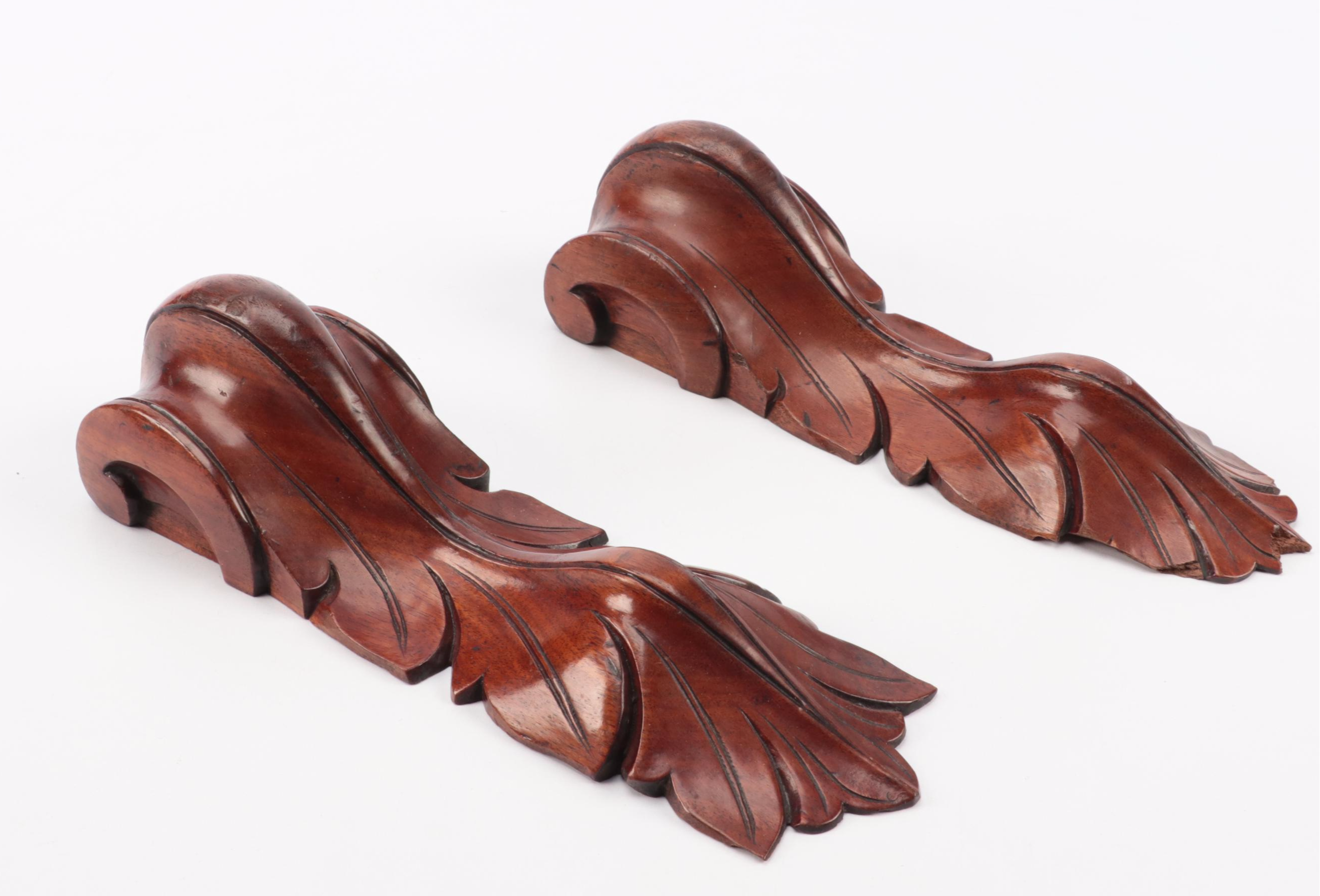 Pantalcraft with Other Carved Mahogany Salvaged Moldings and Drawer Pulls