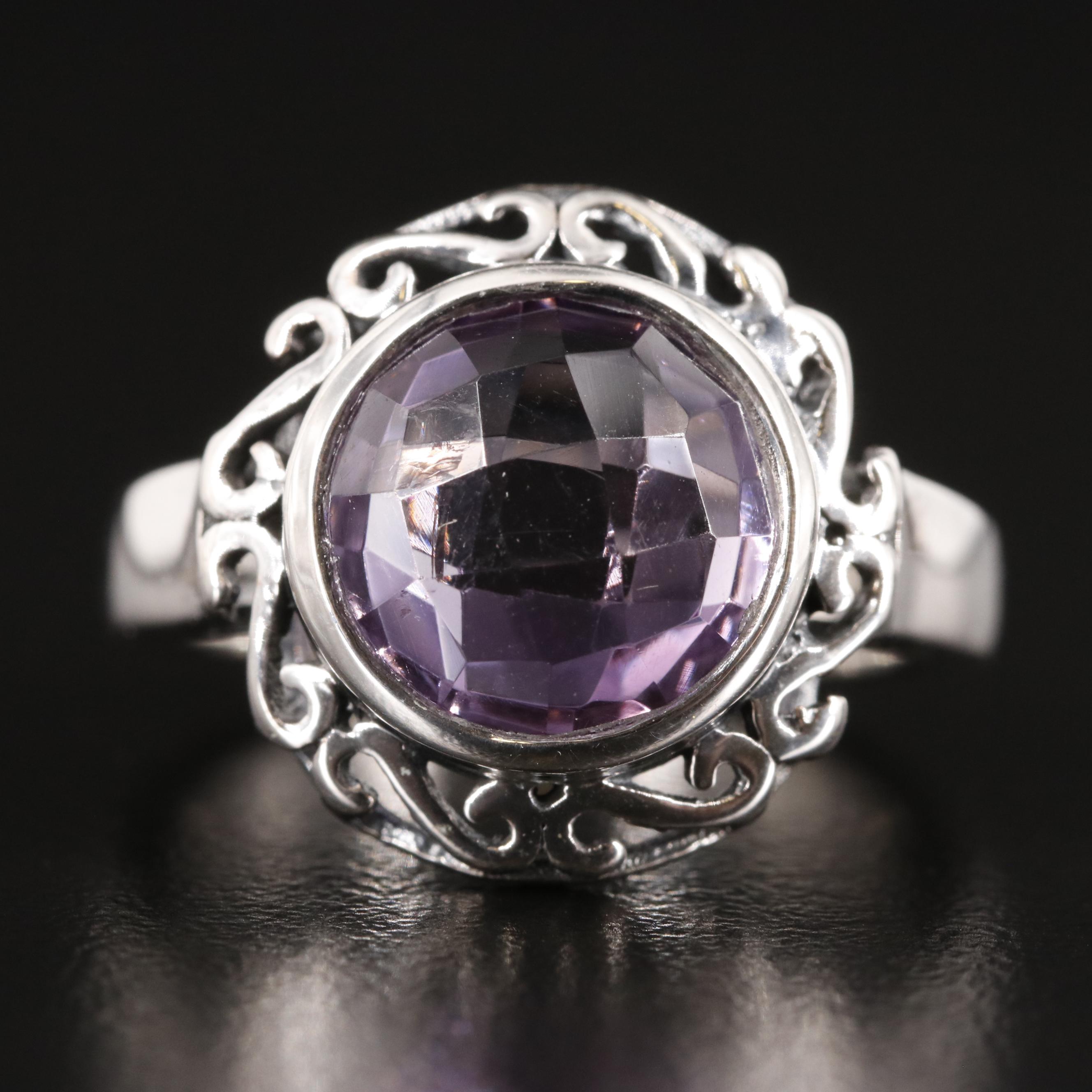 Sterling Amethyst Ring
