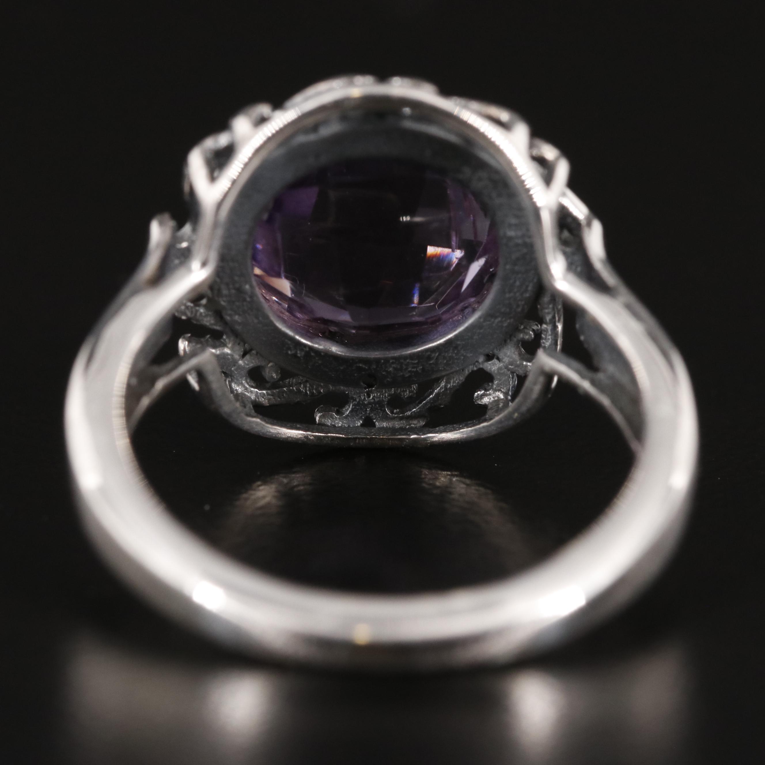 Sterling Amethyst Ring