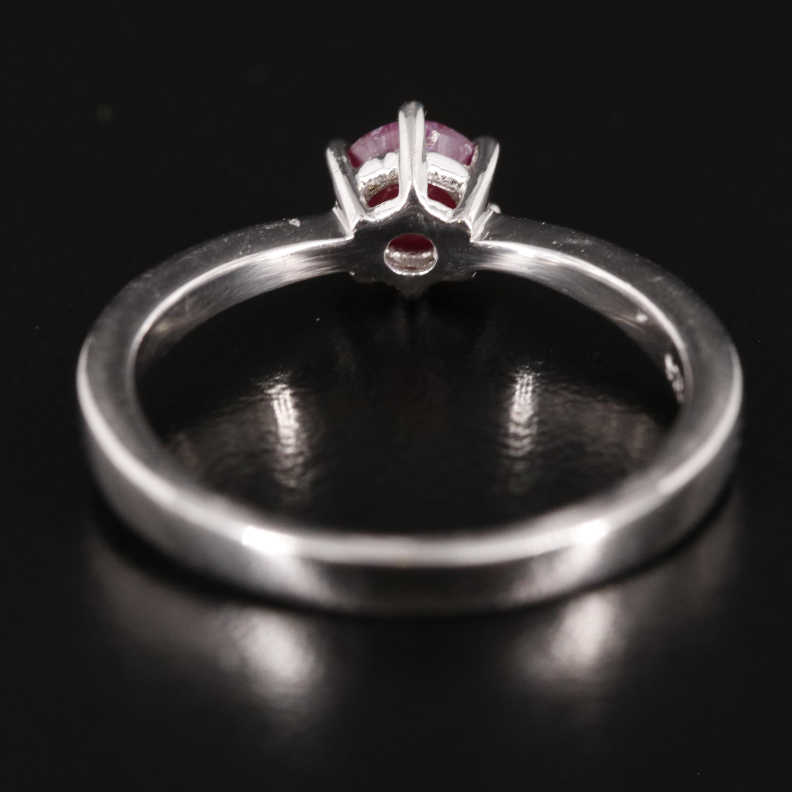 Sterling Filled Corundum Ring