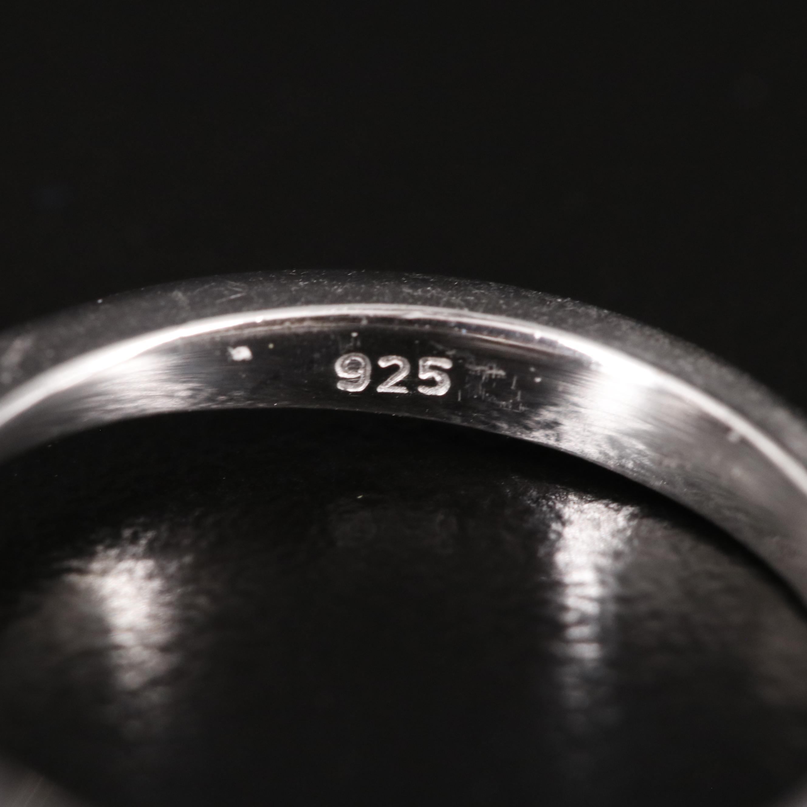 Sterling Filled Corundum Ring