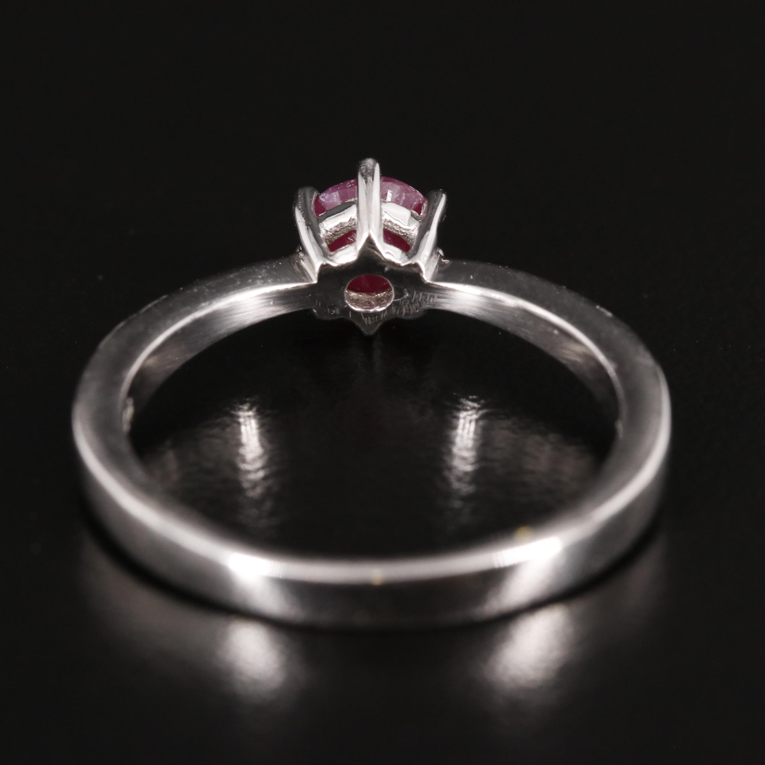 Sterling Filled Corundum Ring