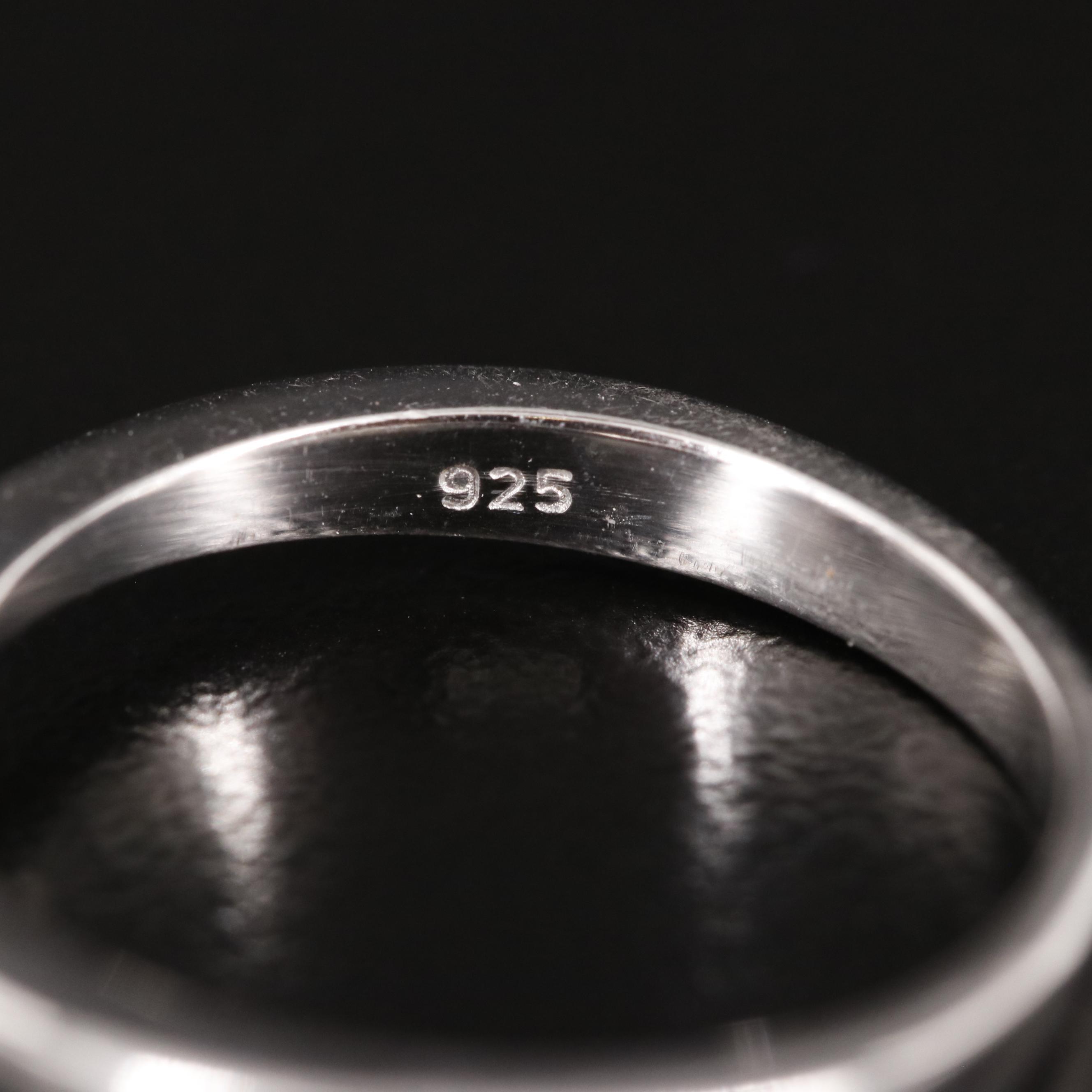 Sterling Filled Corundum Ring