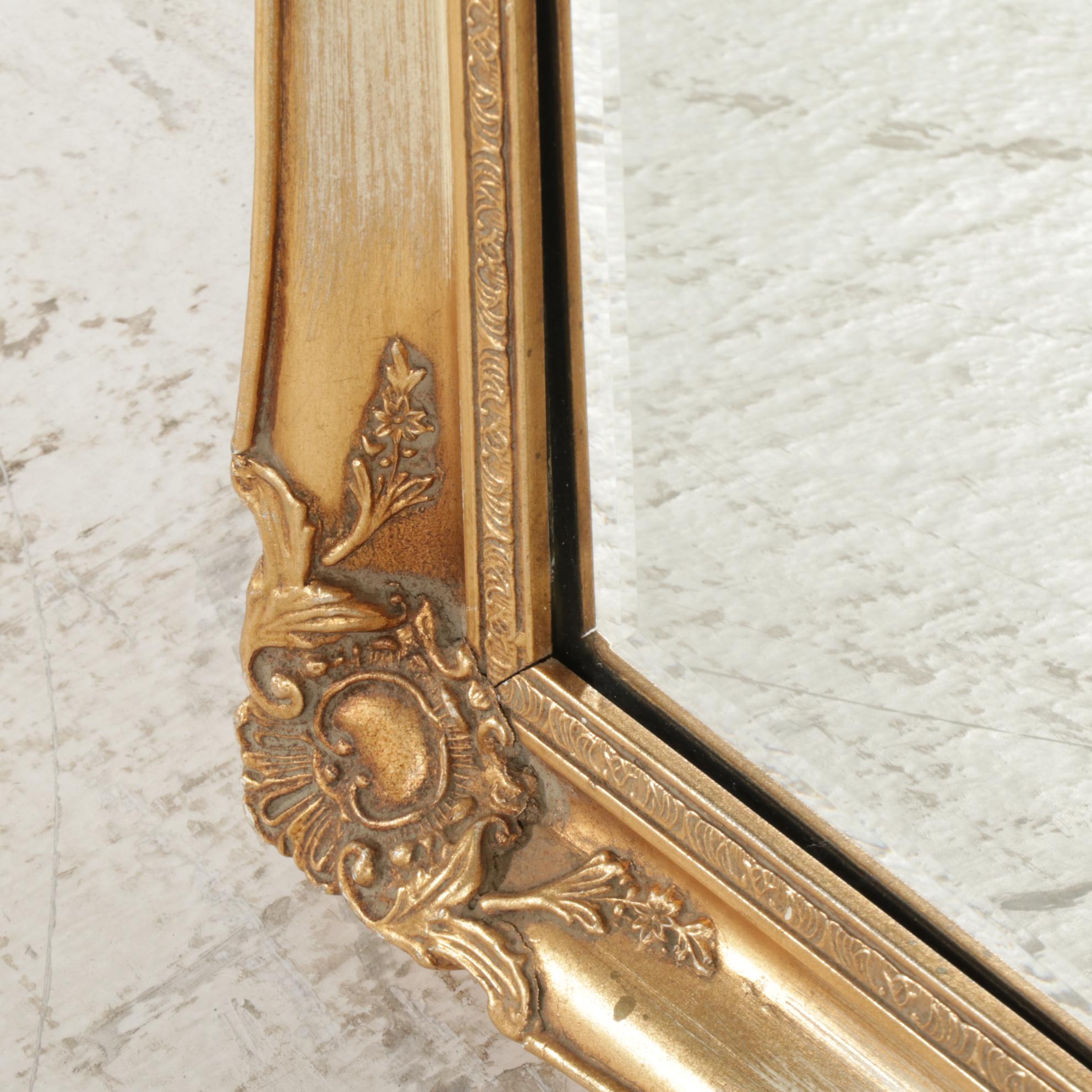 Giltwood Framed Rectangular Wall Mirror
