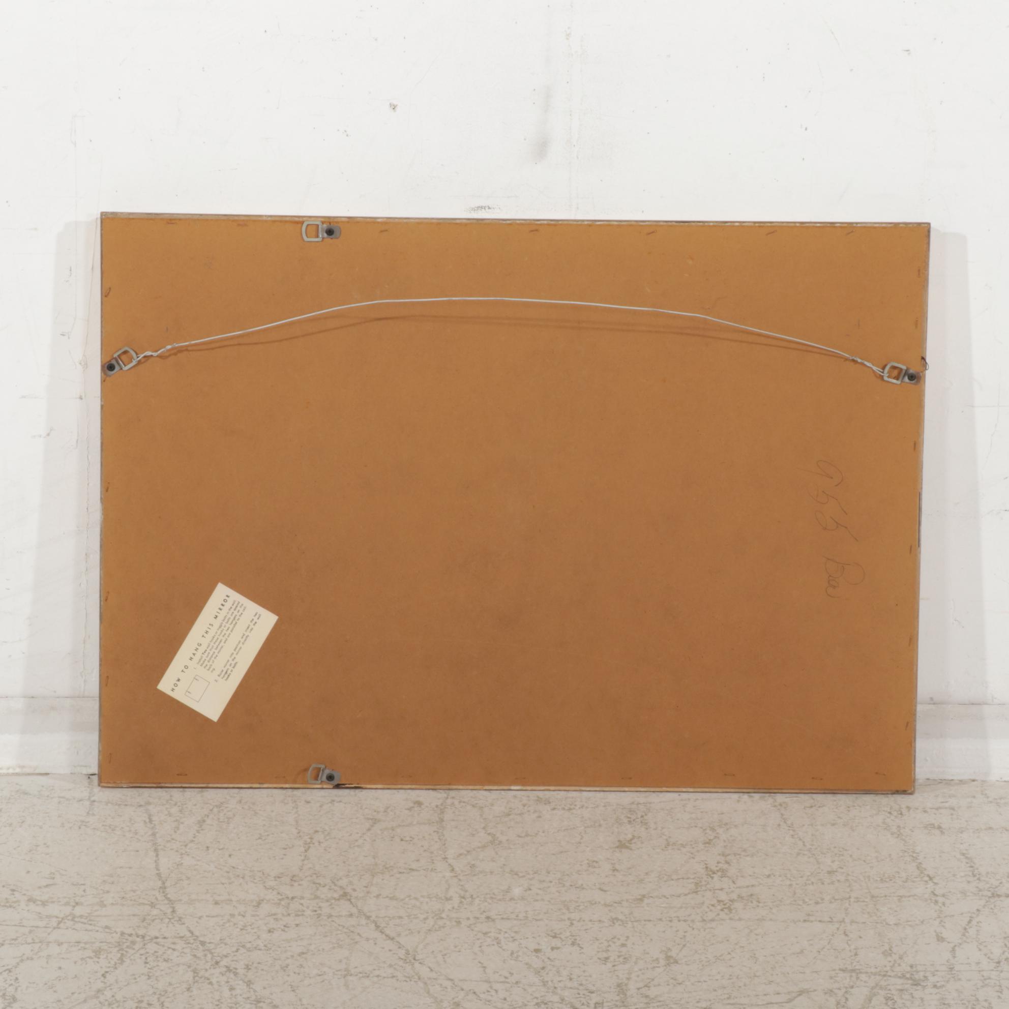 Giltwood Framed Rectangular Wall Mirror