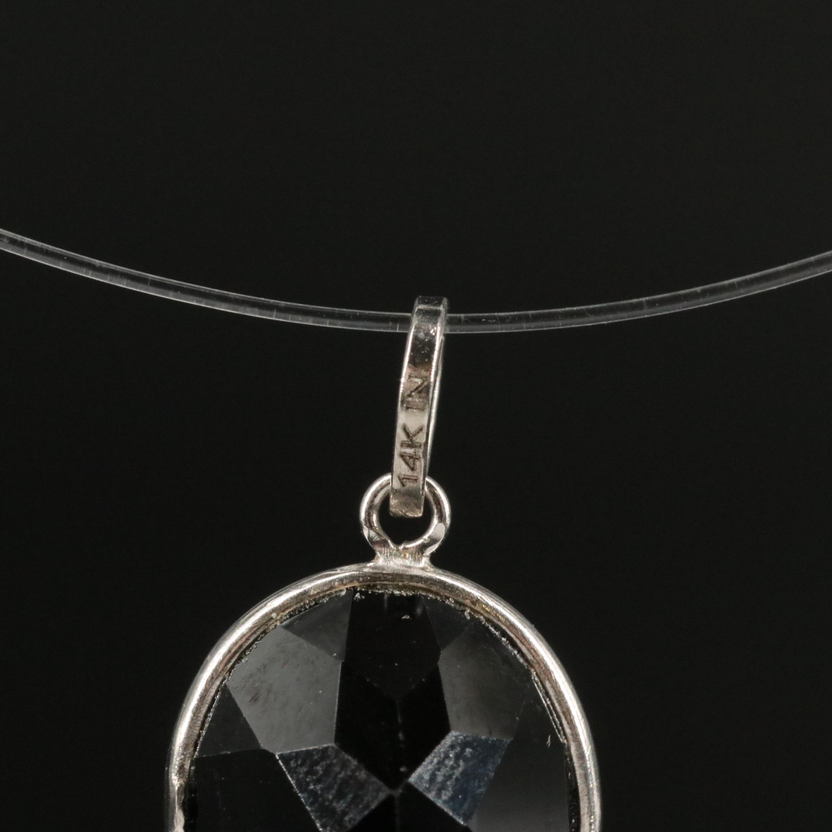 14K Filled Corundum Pendant