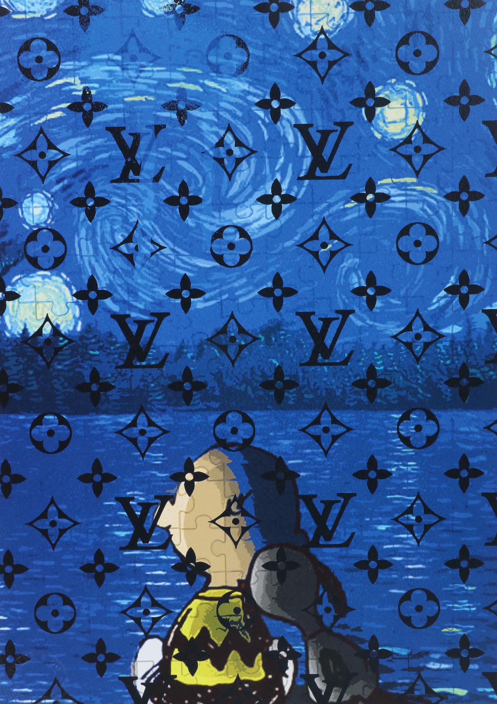 Death NYC Digital Pop Art Print "Charlie Brown, Starry Night," 2022