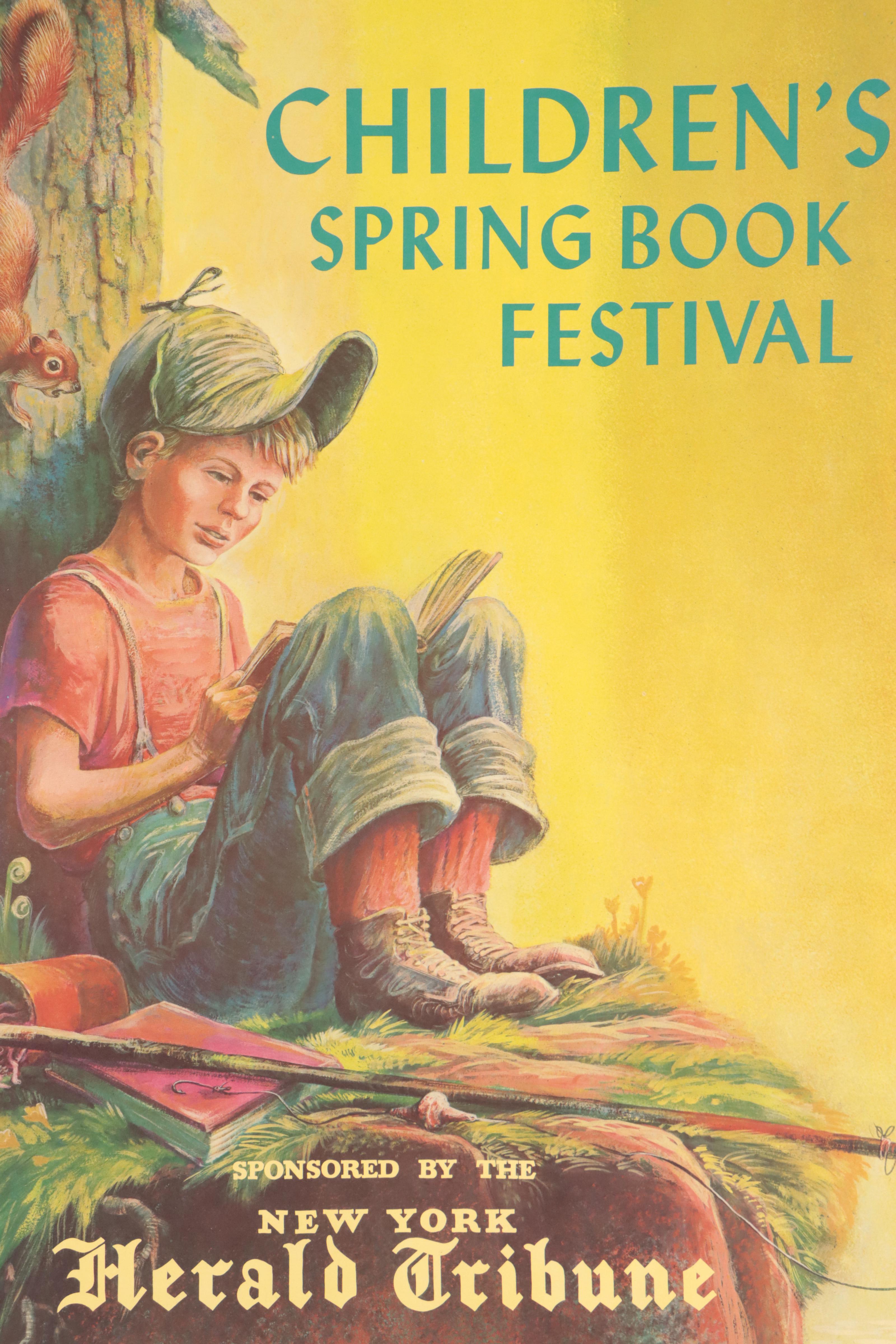 Lynd Ward Offset Lithograph Posters For Children's Book Readings, Circa 1950