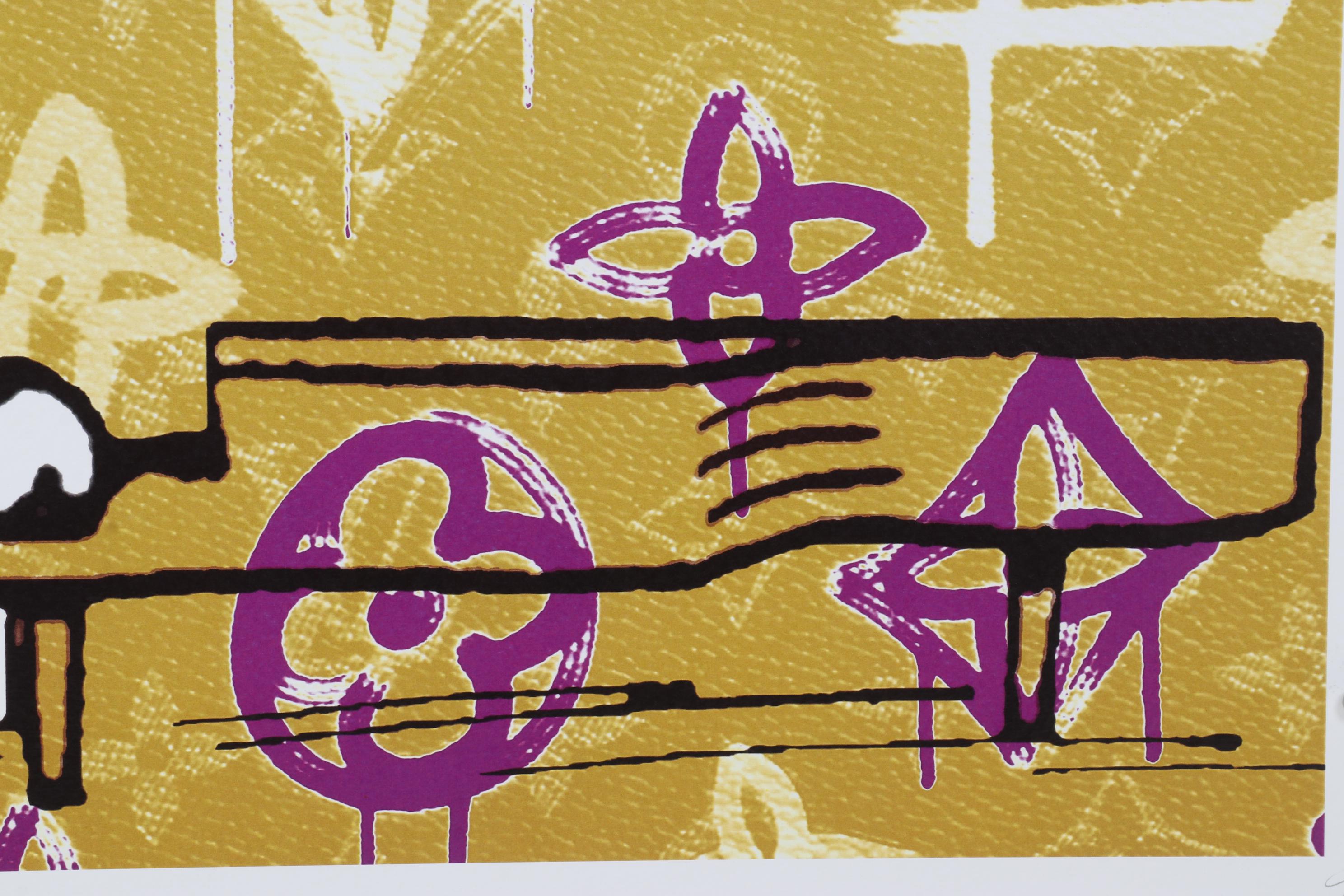 Death NYC Pop Art Graphic Print of Snoopy with Louis Vuitton