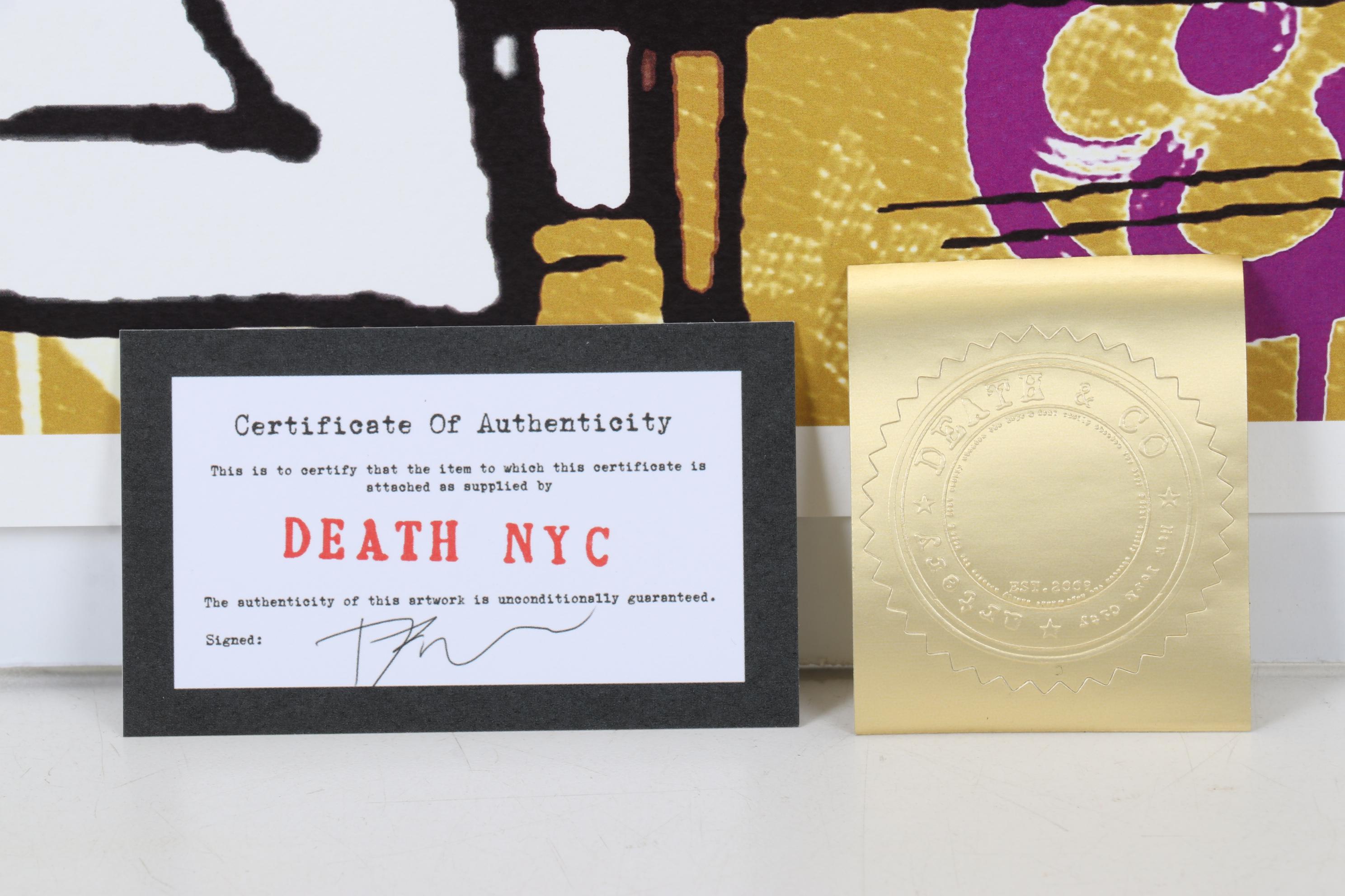 Death NYC Pop Art Graphic Print of Snoopy with Louis Vuitton