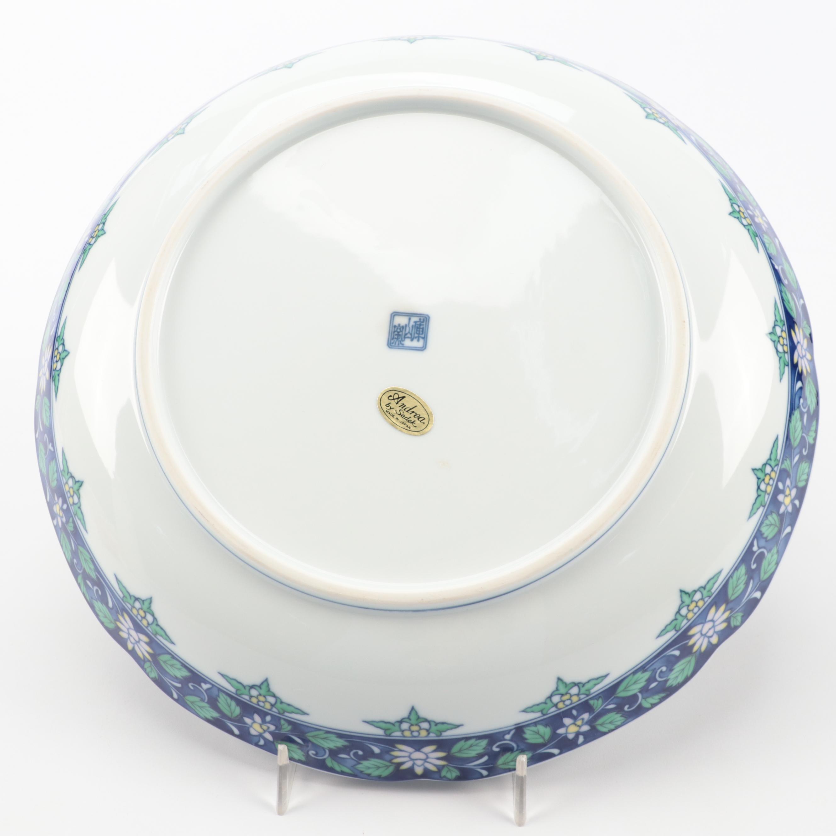 Andrea by Sadek Japanese Porcelain Centerpiece Bowl