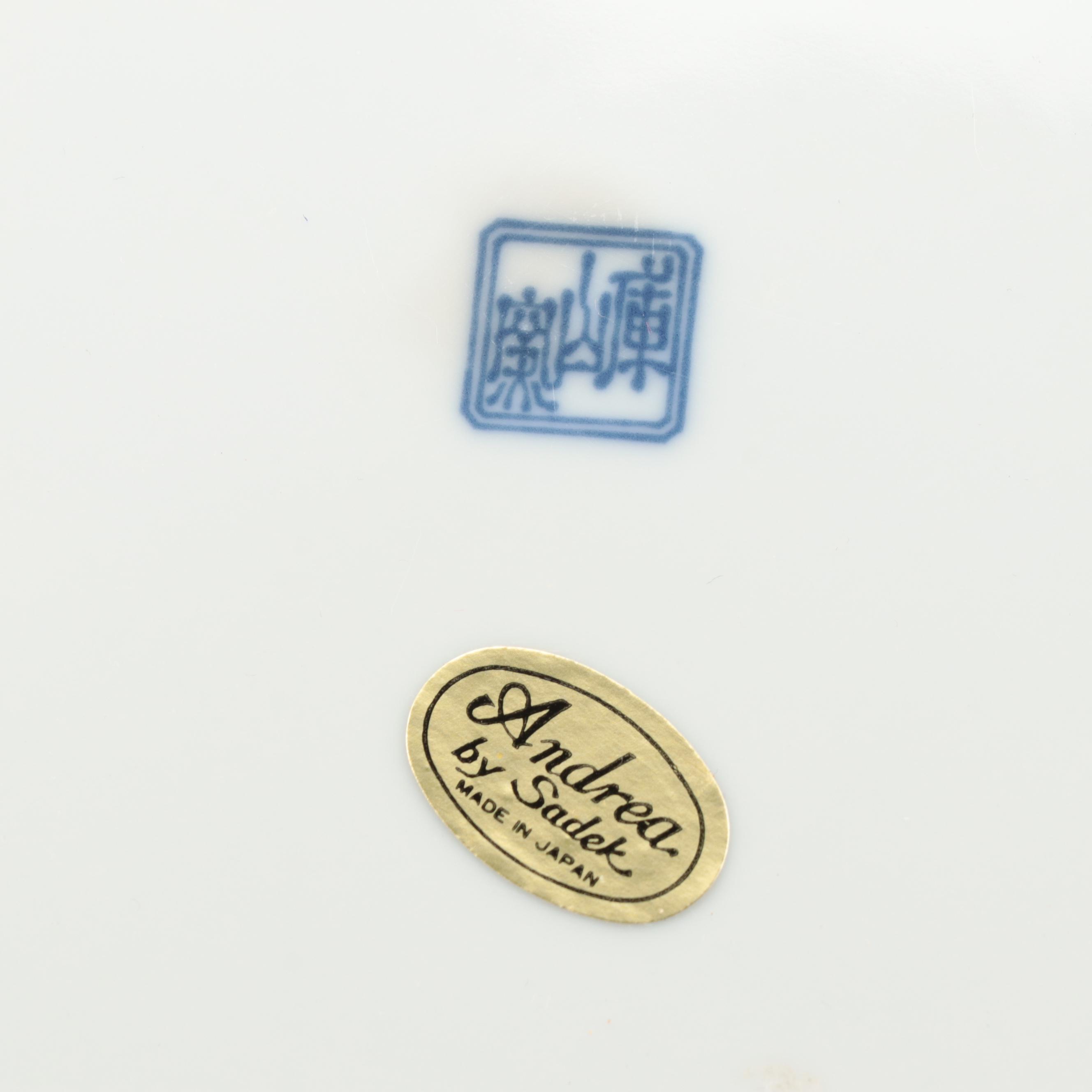 Andrea by Sadek Japanese Porcelain Centerpiece Bowl