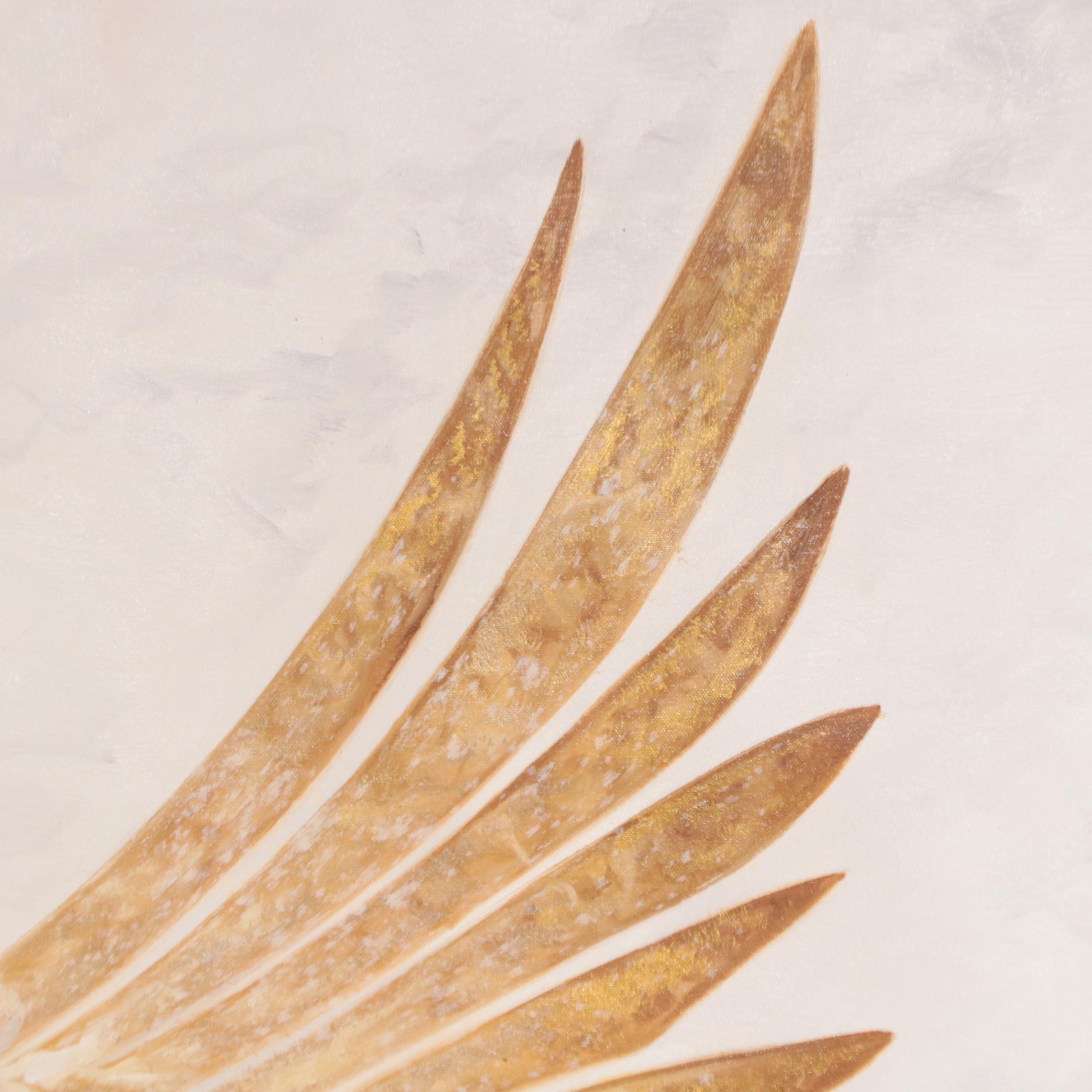 Dekai Ethereal Oil Painting of Feathered Wing