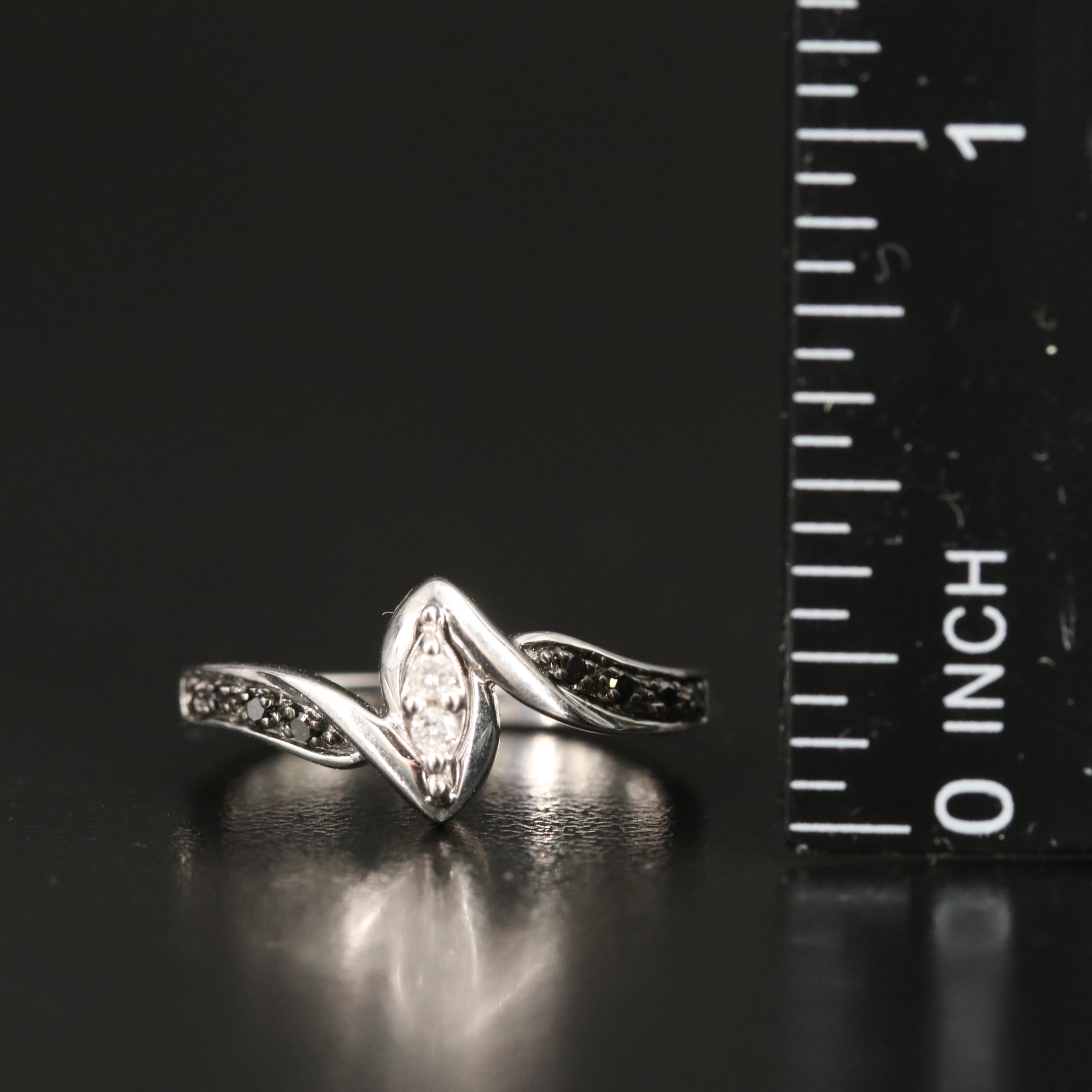 Sterling Diamond Ring