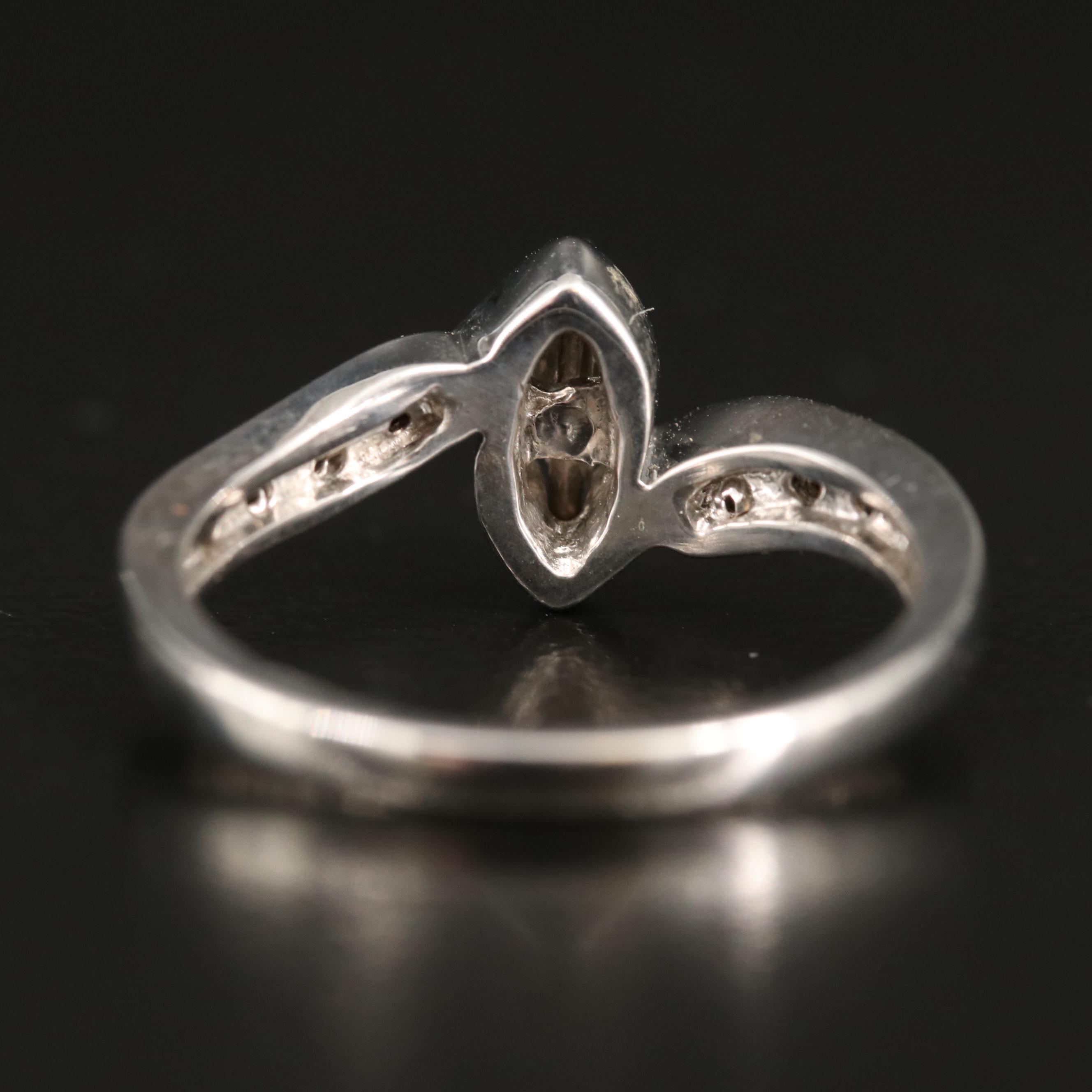 Sterling Diamond Ring