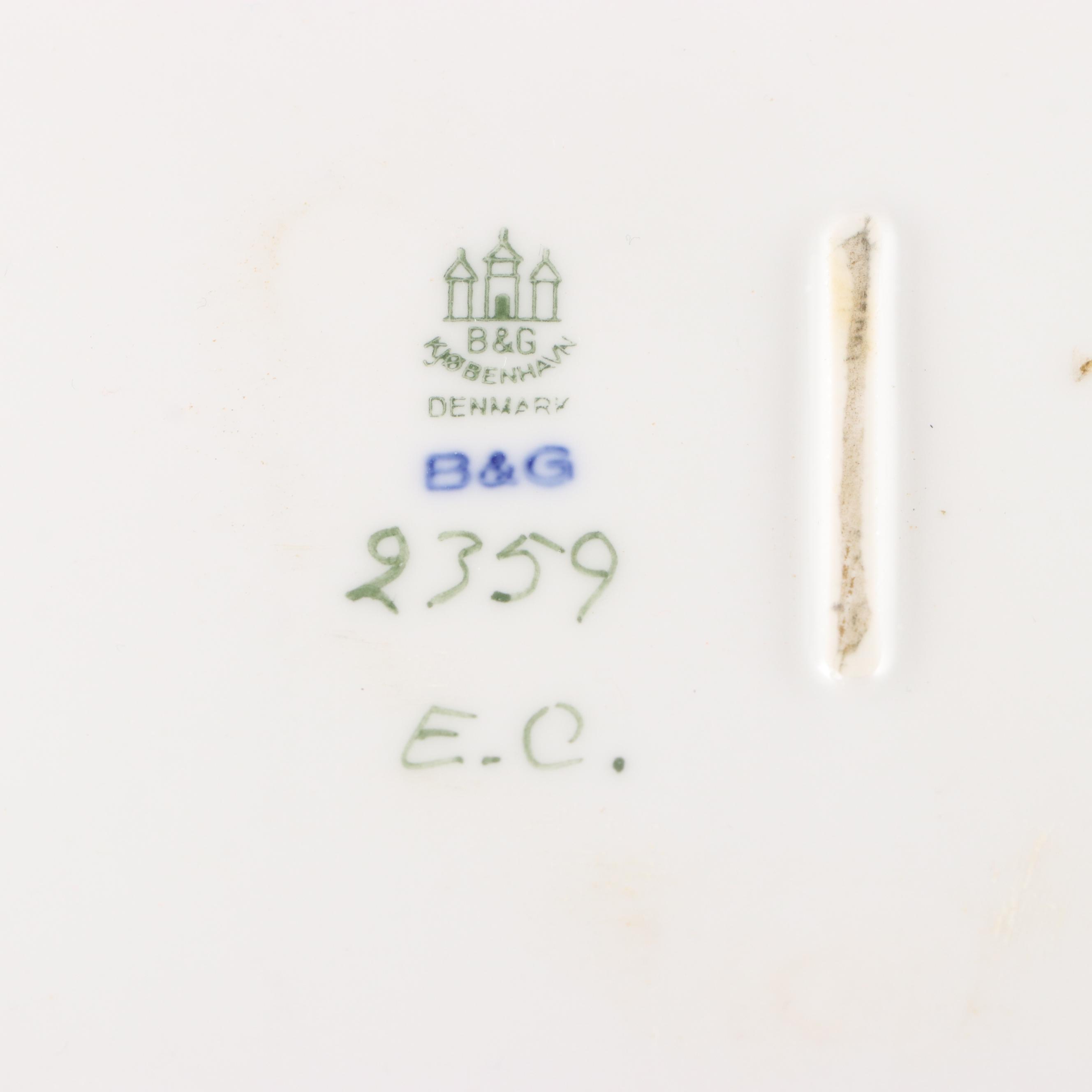 Svend Jespersen for Bing & Grøndahl Porcelain Lily Pad Tray