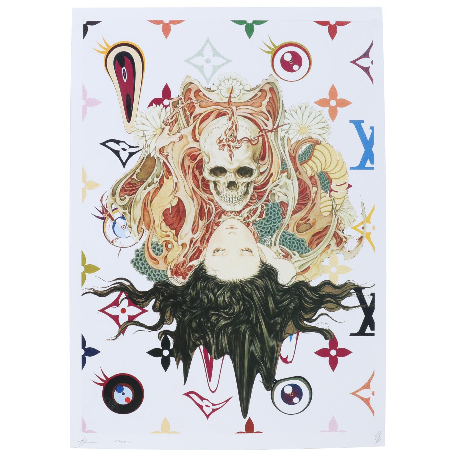 Death NYC Pop Art Graphic Print Featuring Louis Vuitton