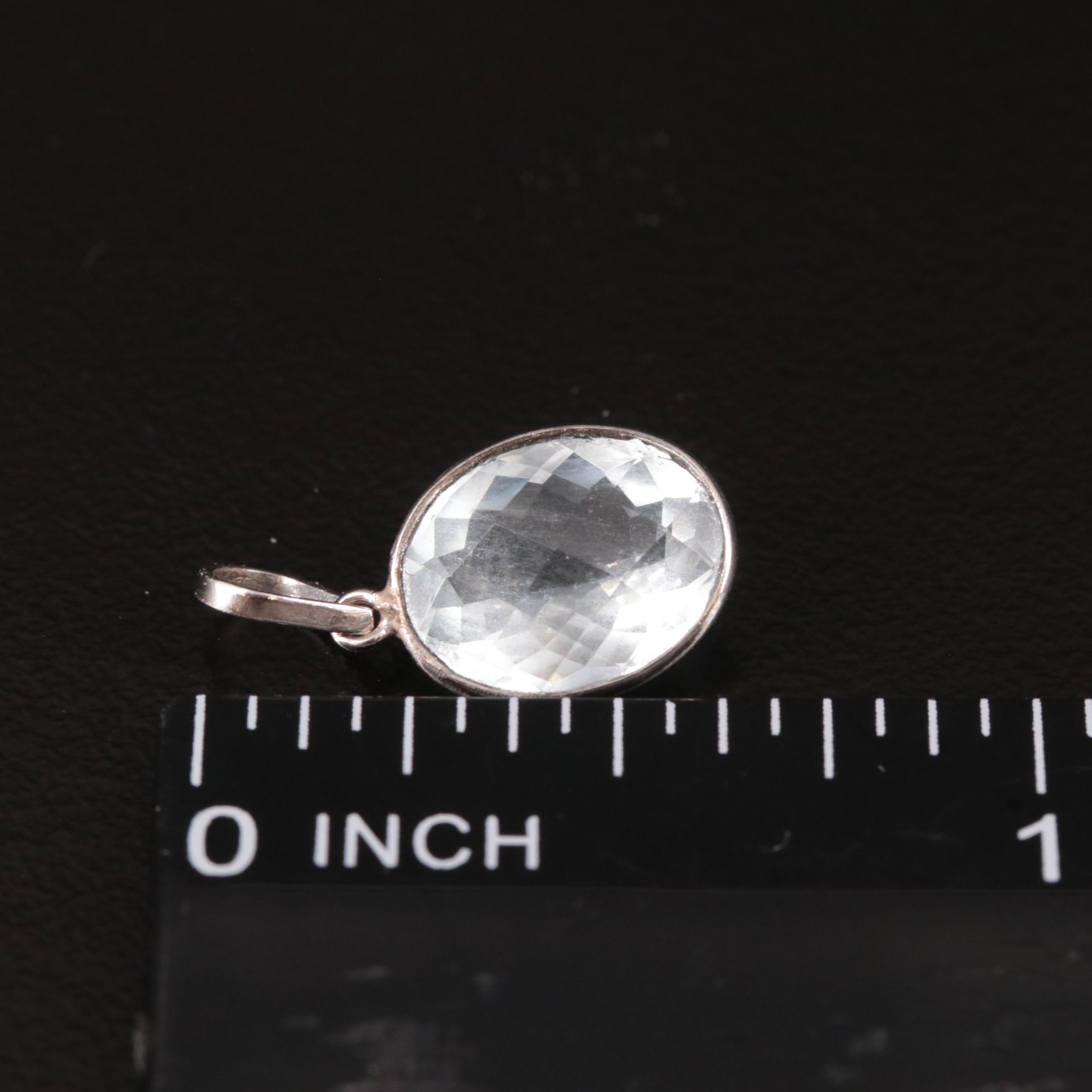 14K Aquamarine Pendant