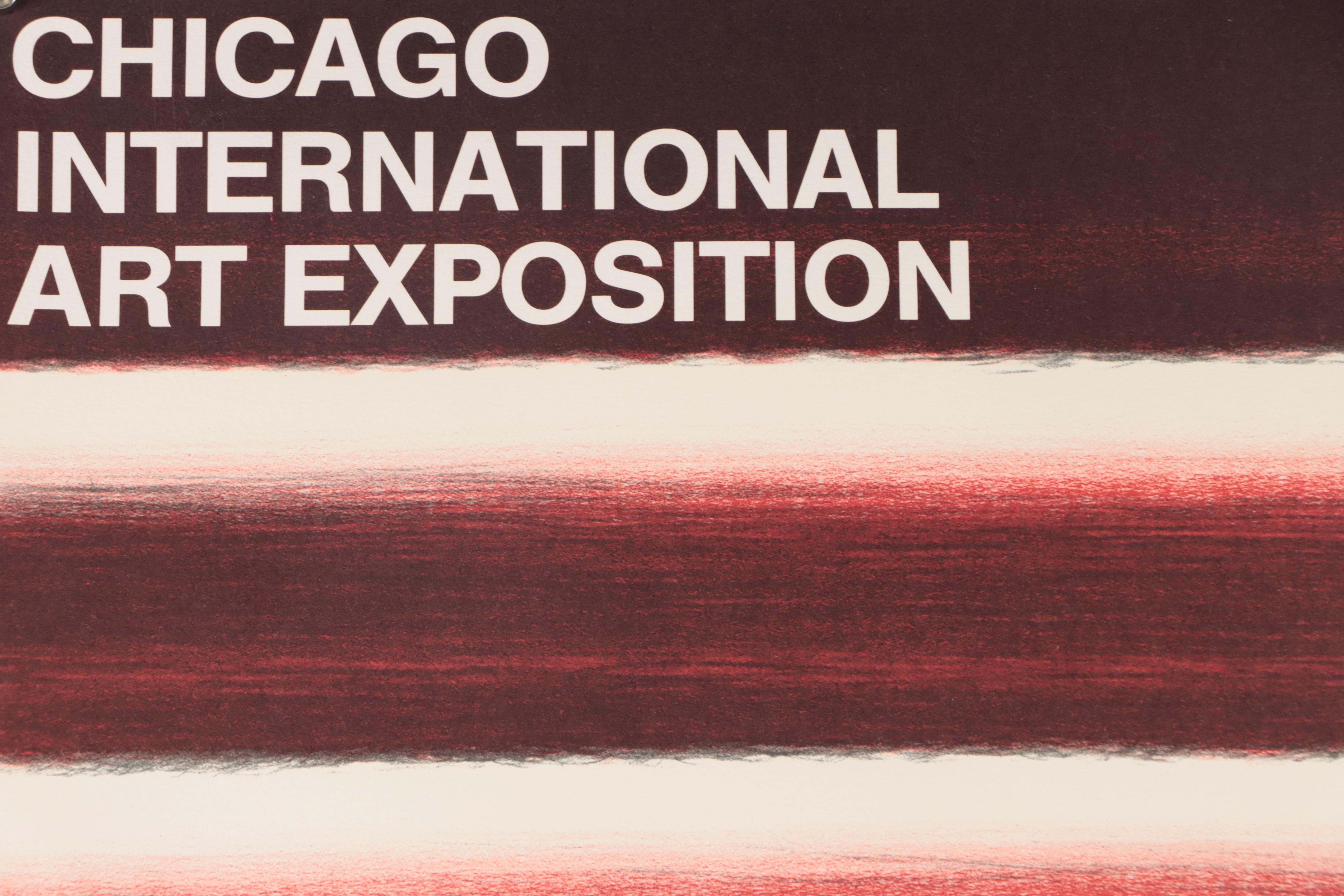 Lithograph After Robert Brown "Chicago International Art Exposition," 1986