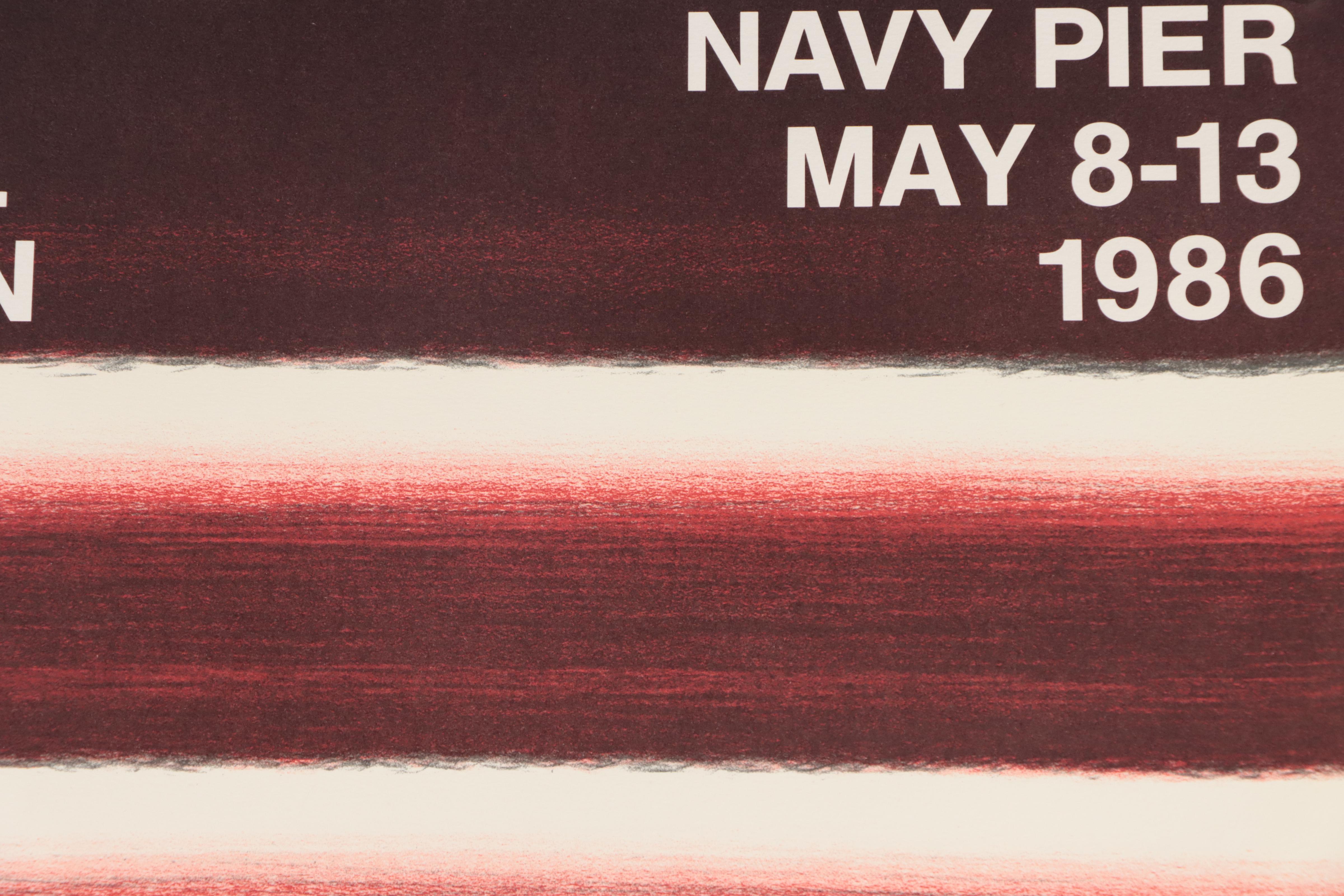 Lithograph After Robert Brown "Chicago International Art Exposition," 1986