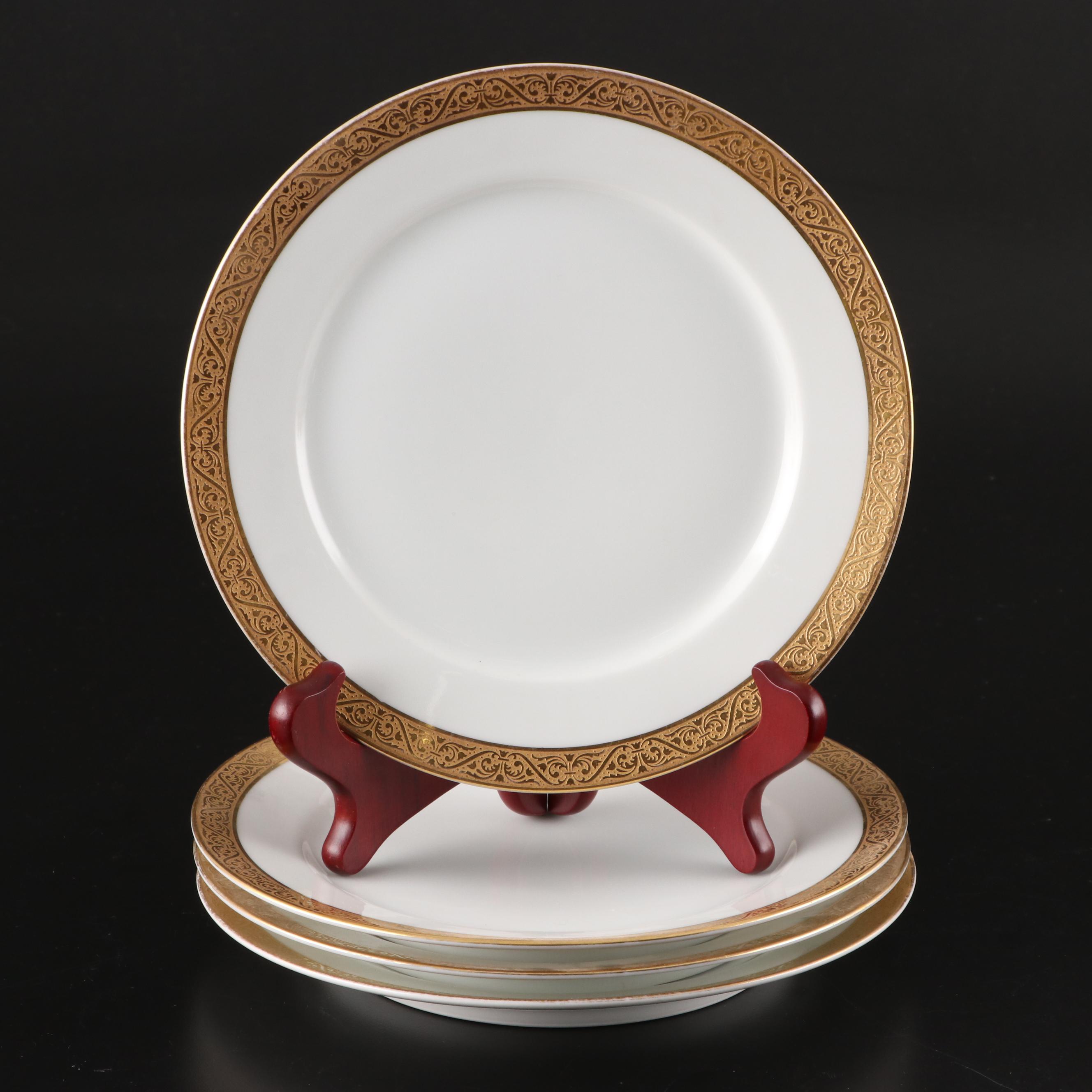 Thomas Bavarian Gilt Porcelain Dinnerware, Mid to Late 20th Century