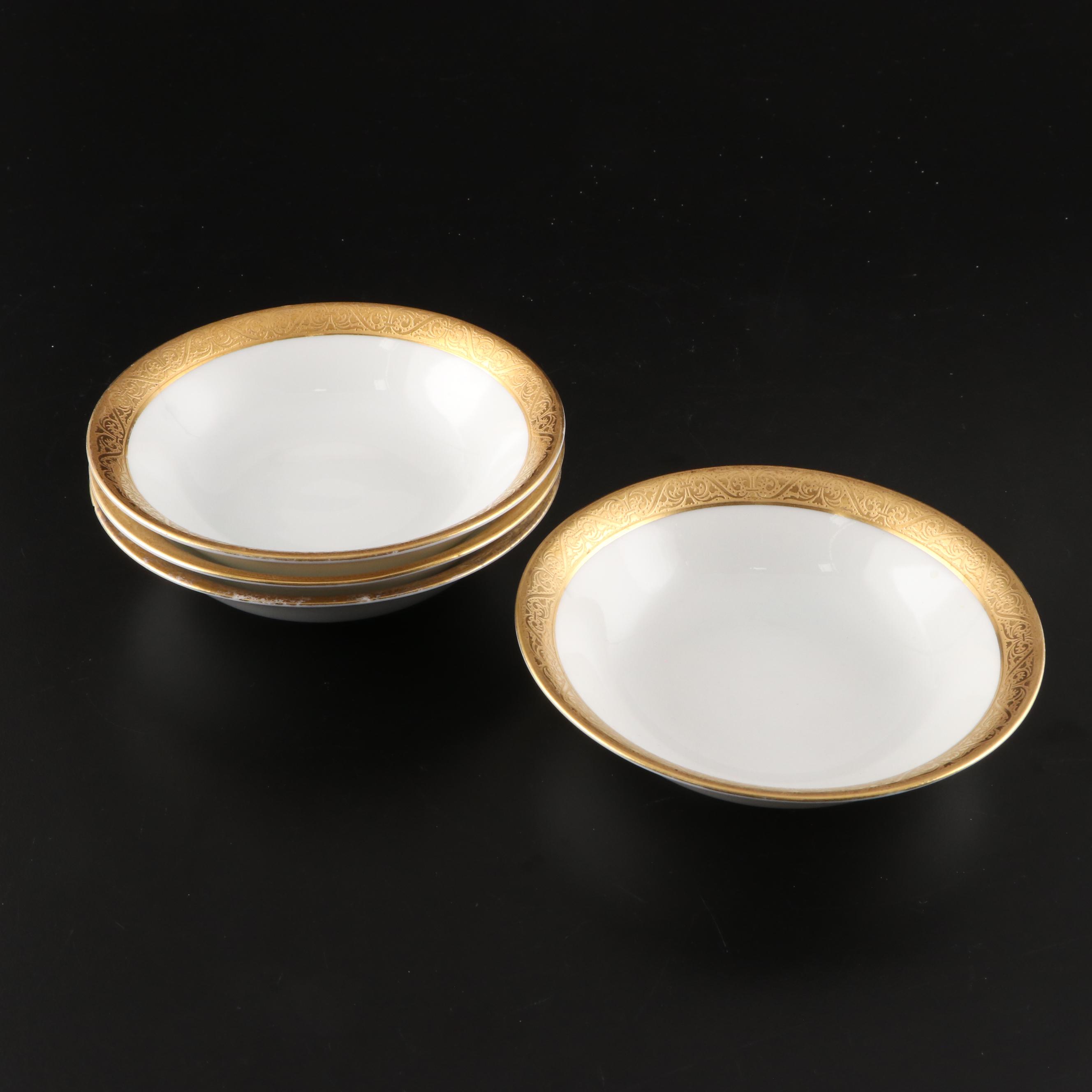 Thomas Bavarian Gilt Porcelain Dinnerware, Mid to Late 20th Century