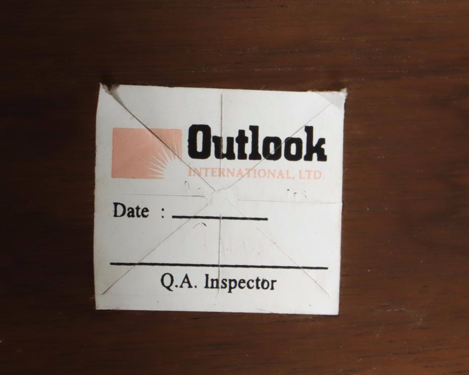 Pottery Barn Slatted Hardwood Two-Tier Console Table