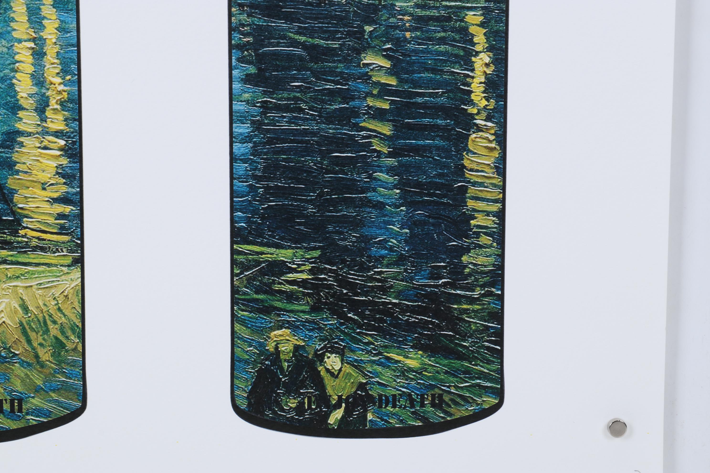 Death NYC Pop Art Graphic Print Coca-Cola Spray Cans and The Starry Night