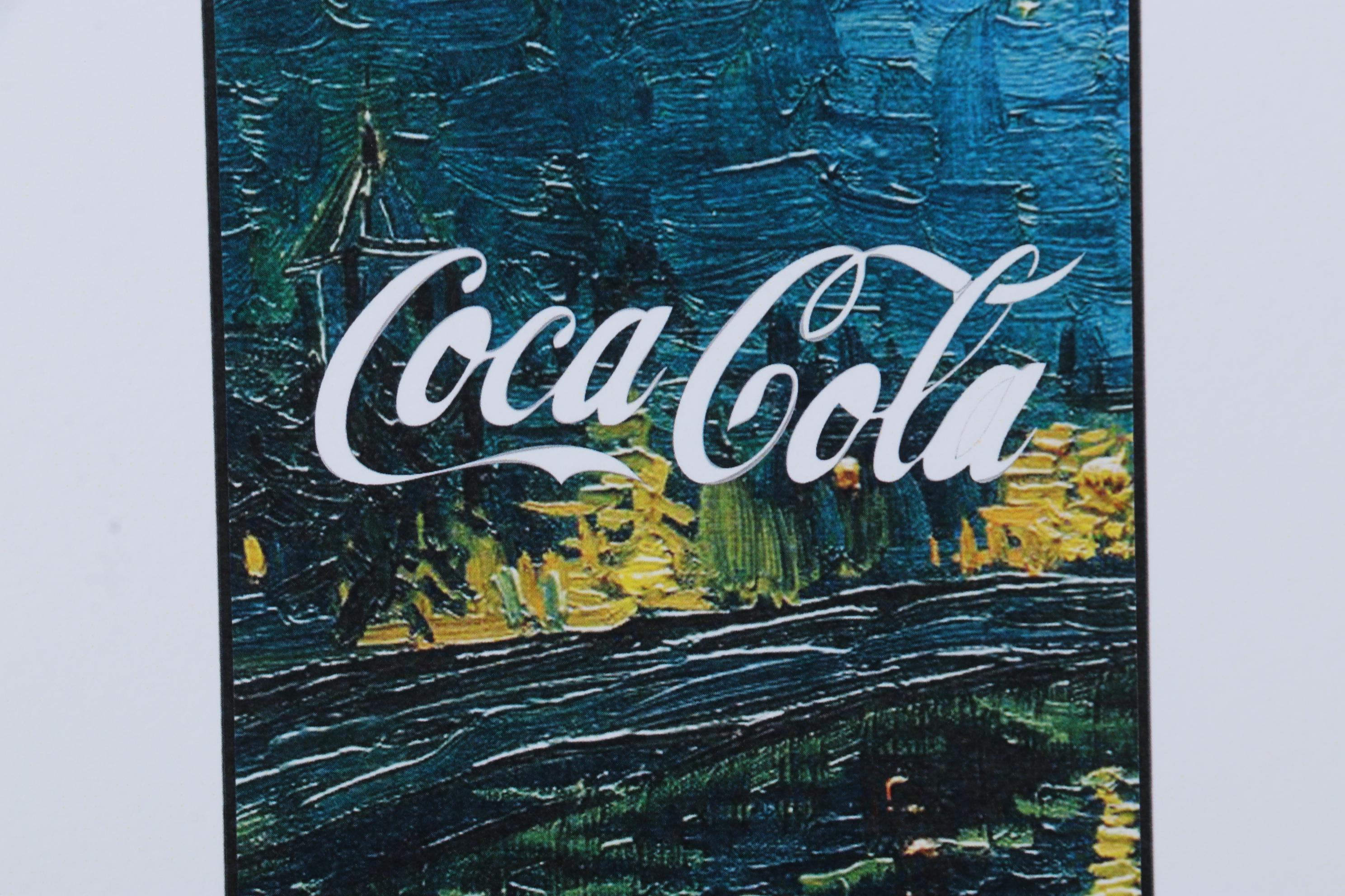 Death NYC Pop Art Graphic Print Coca-Cola Spray Cans and The Starry Night