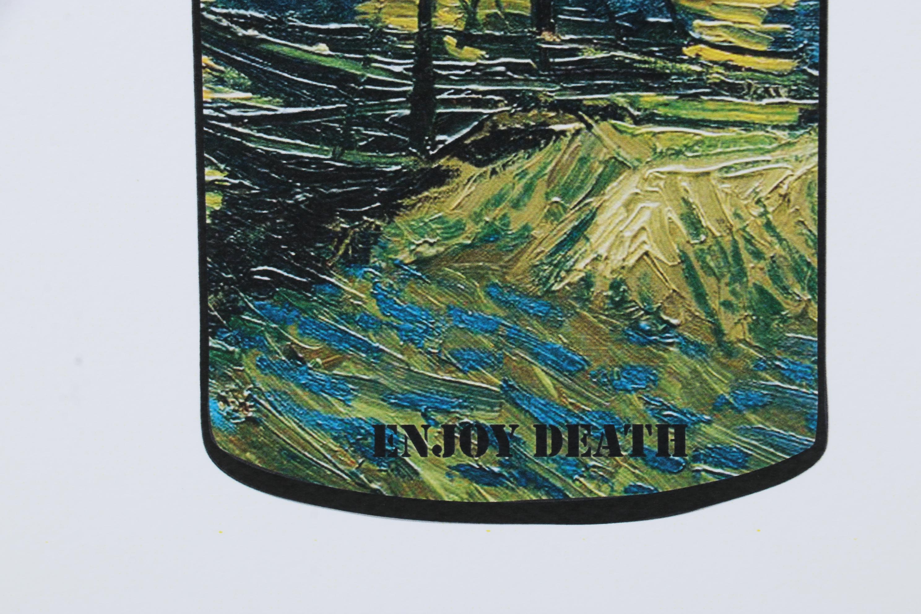 Death NYC Pop Art Graphic Print Coca-Cola Spray Cans and The Starry Night