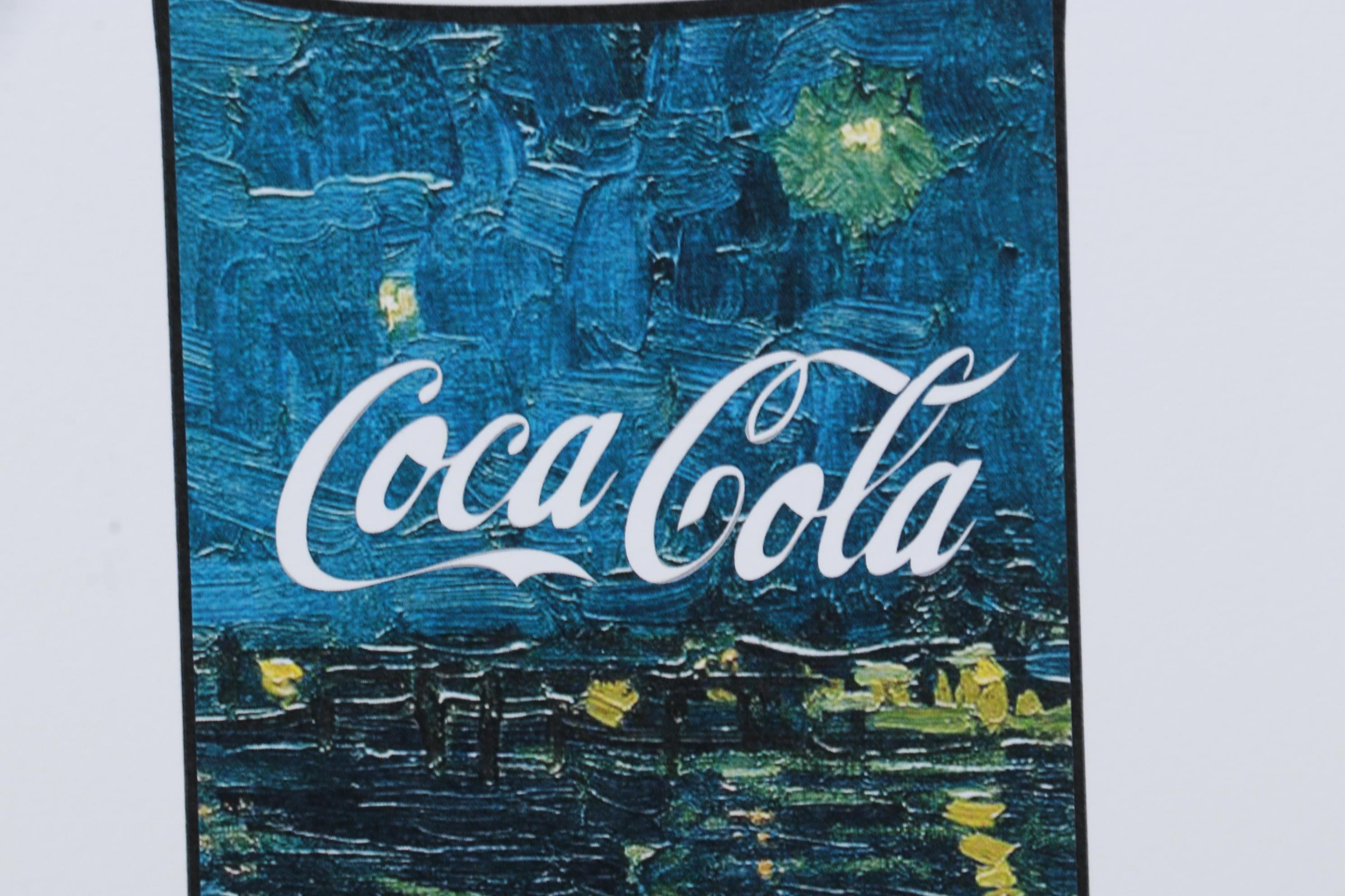 Death NYC Pop Art Graphic Print Coca-Cola Spray Cans and The Starry Night