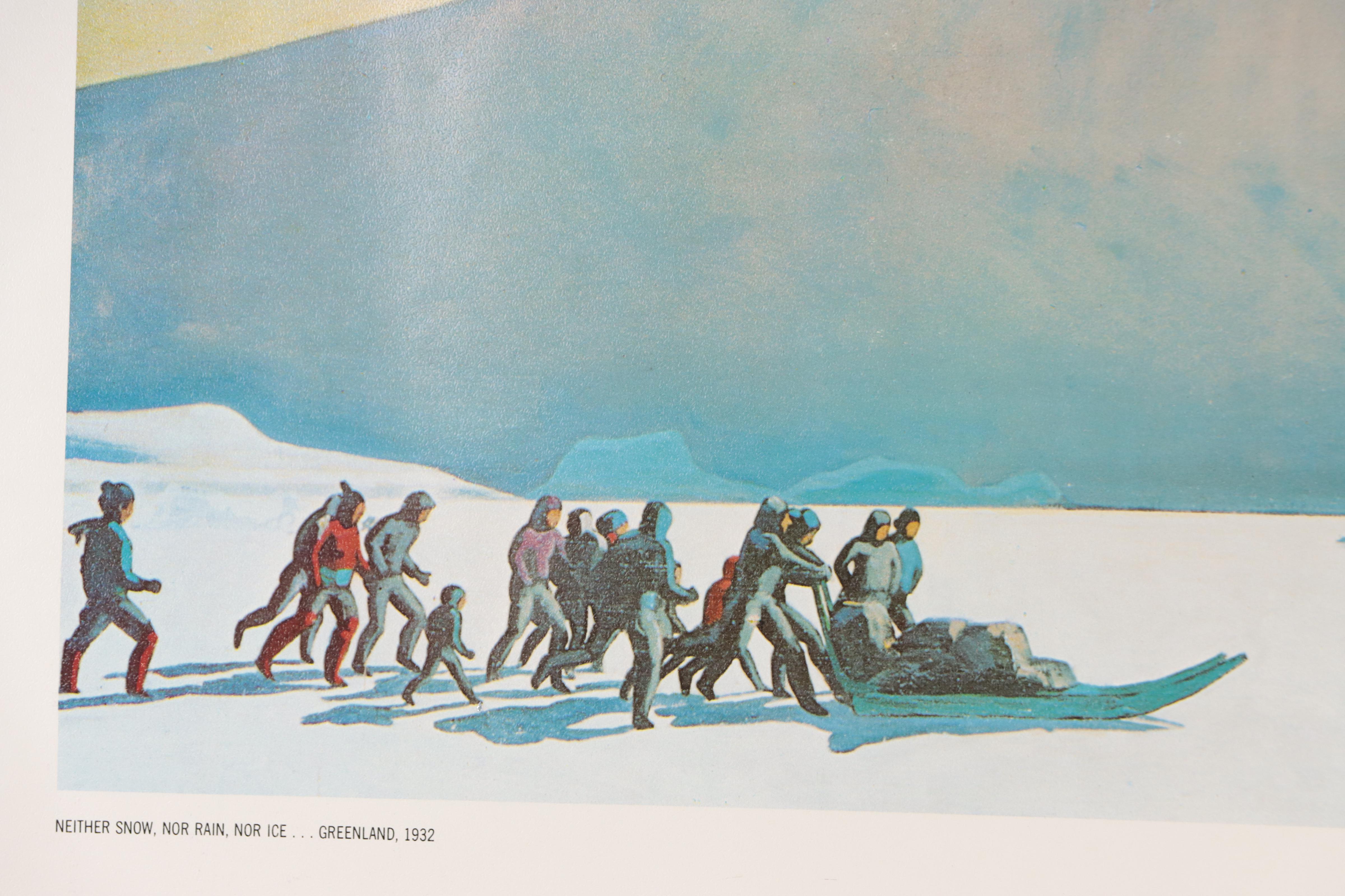 Offset Lithograph Poster "Rockwell Kent's World: A Retrospective," 1977