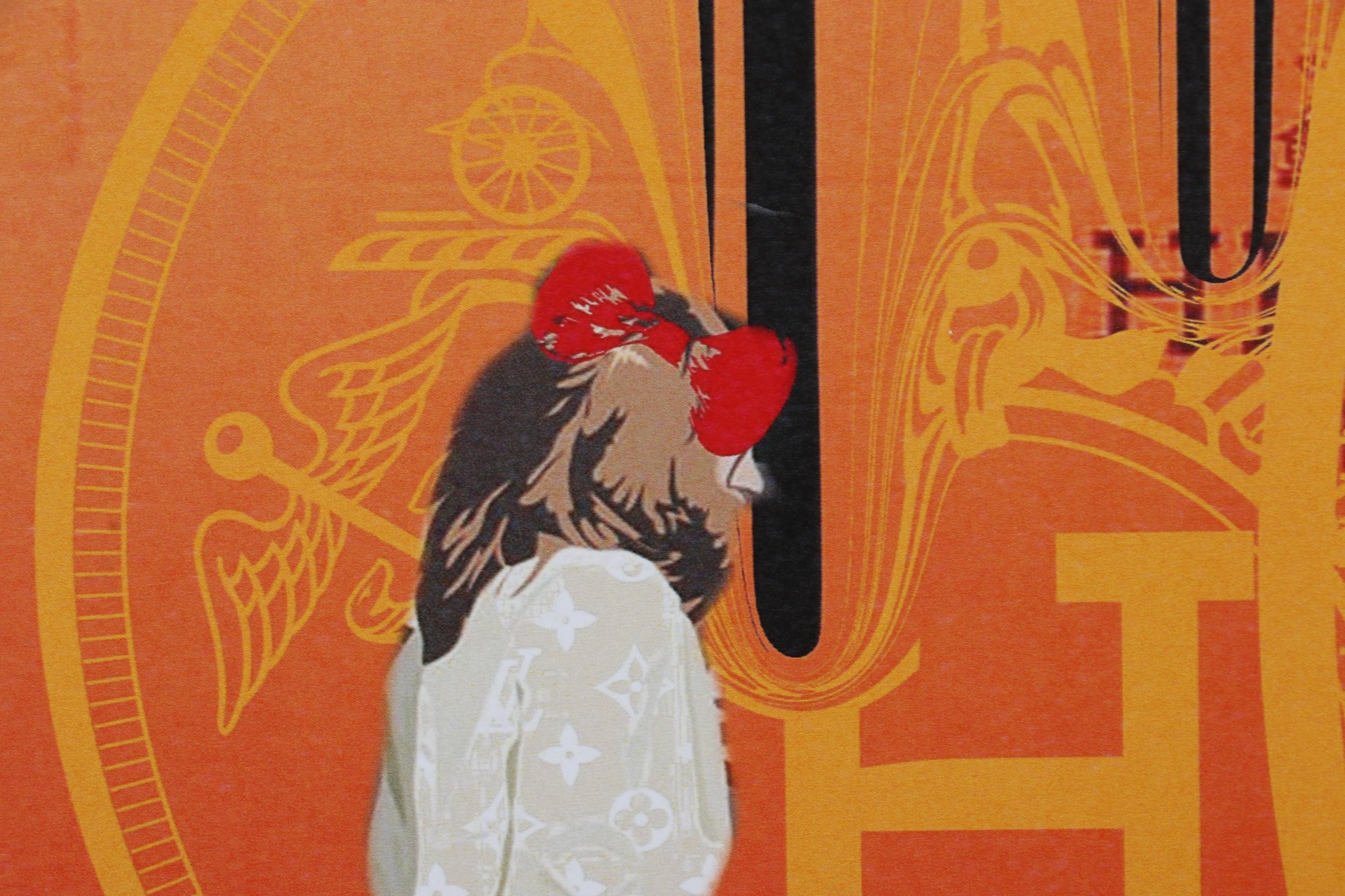 Death NYC Pop Art Graphic Print of The Beatles and Hermès