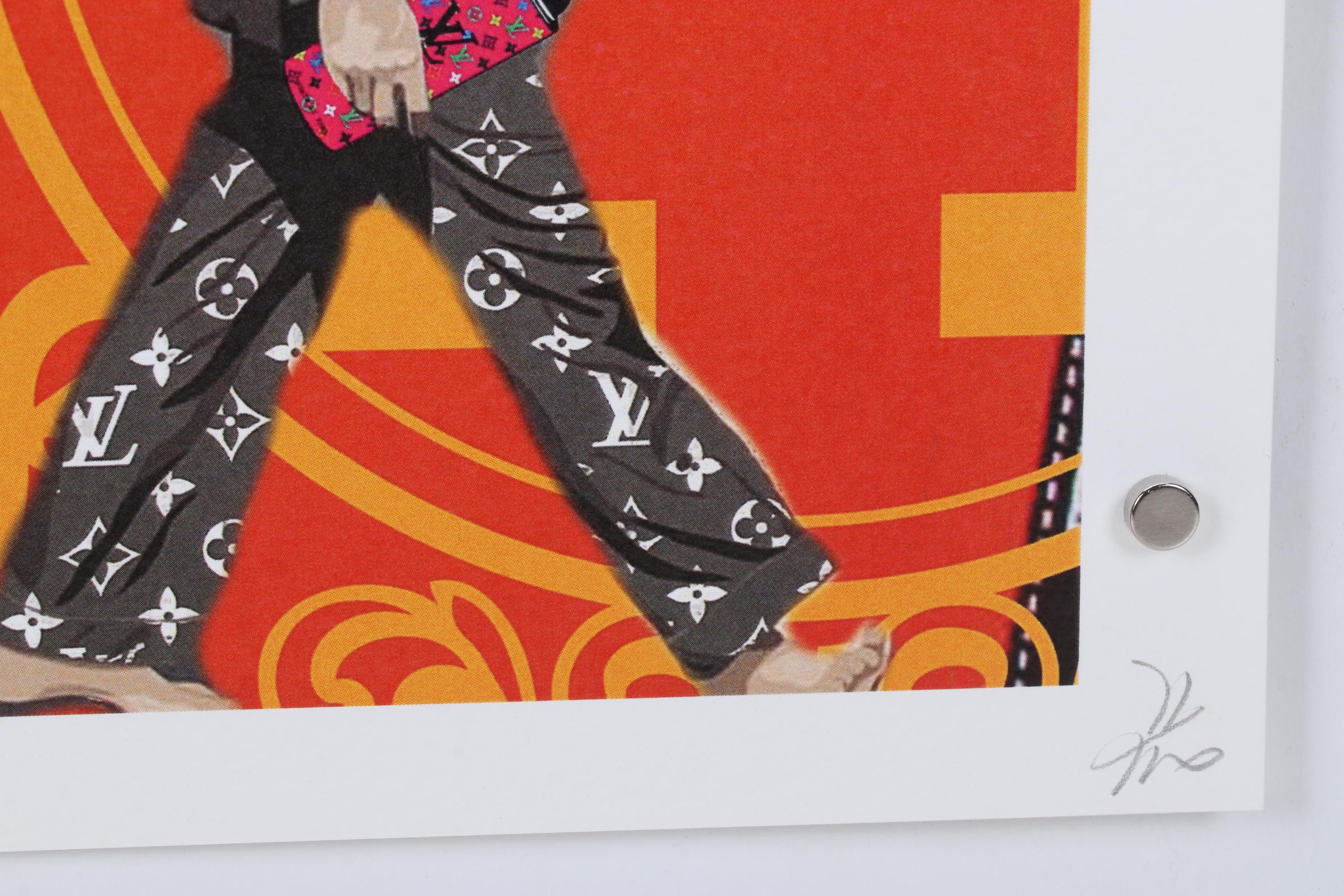 Death NYC Pop Art Graphic Print of The Beatles and Hermès