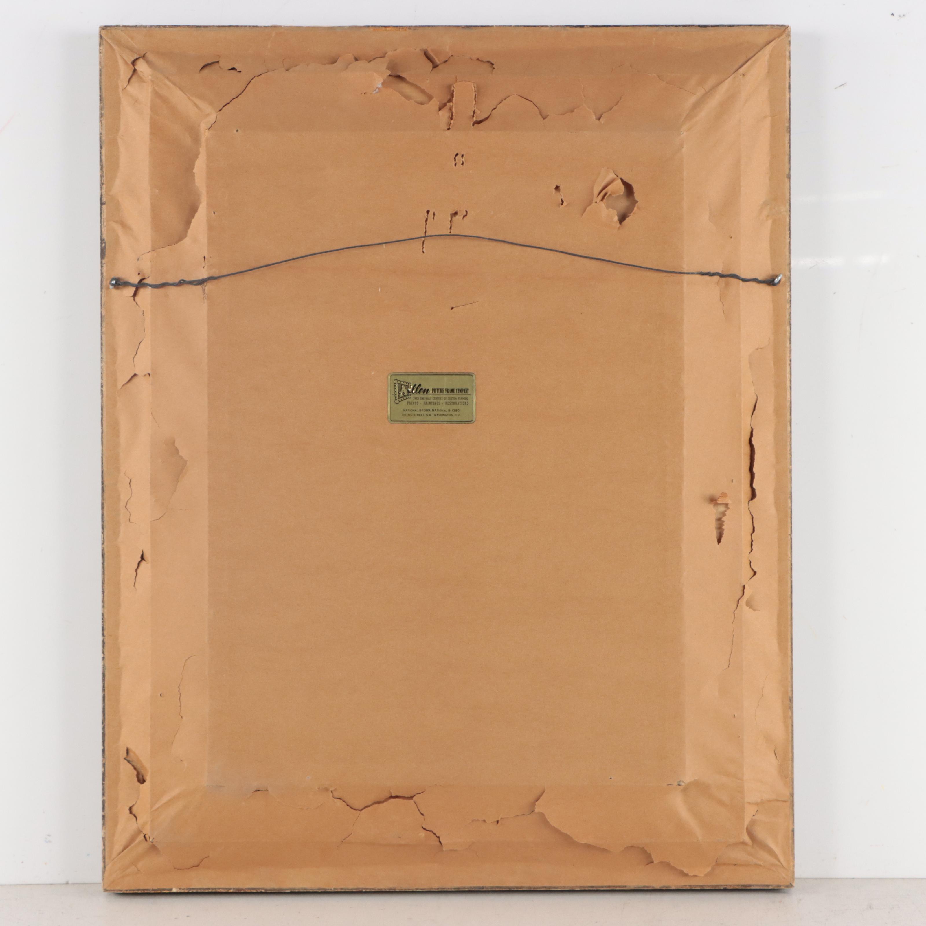 Edna Hibel Lithograph of Figure