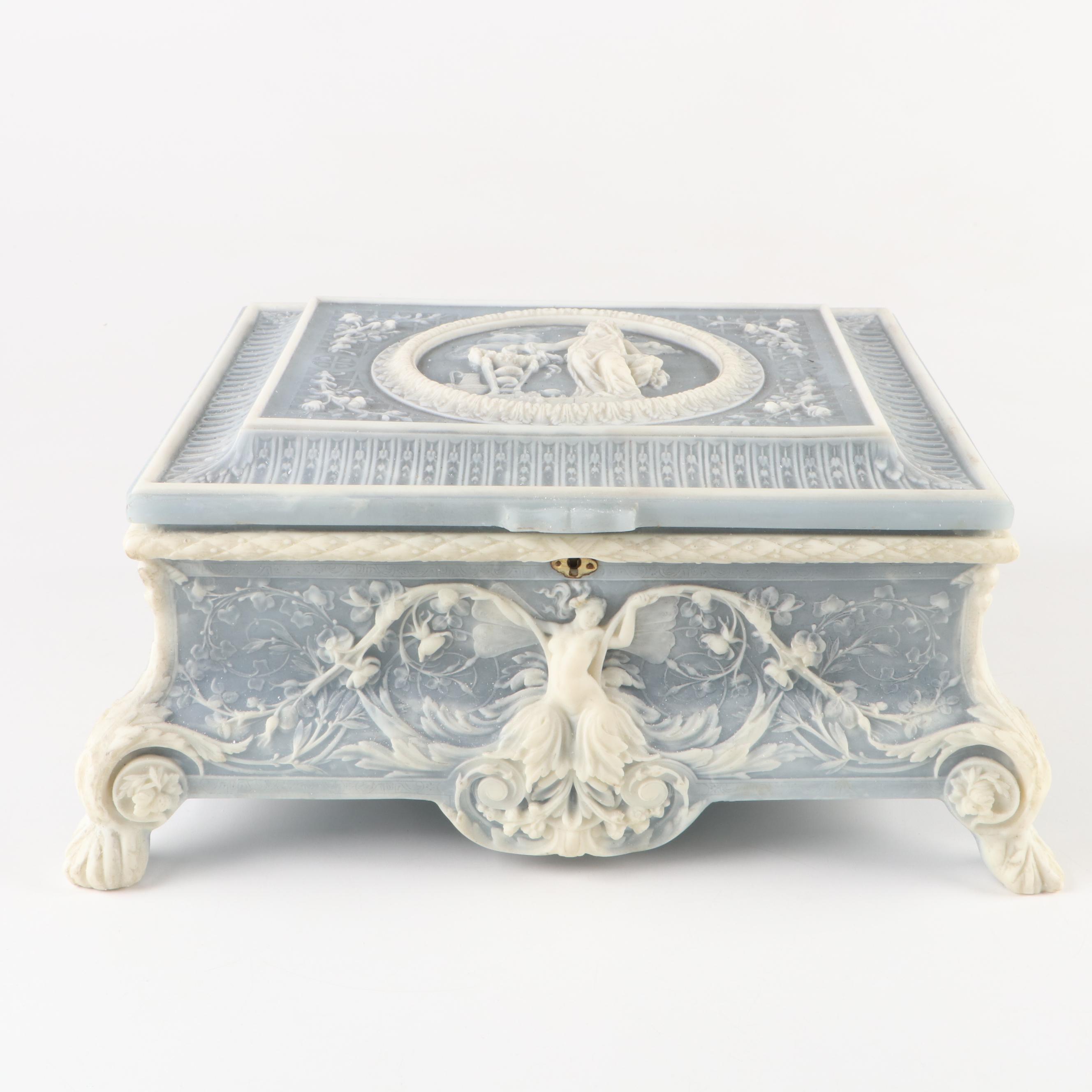 Cameo Incolay Stone Box