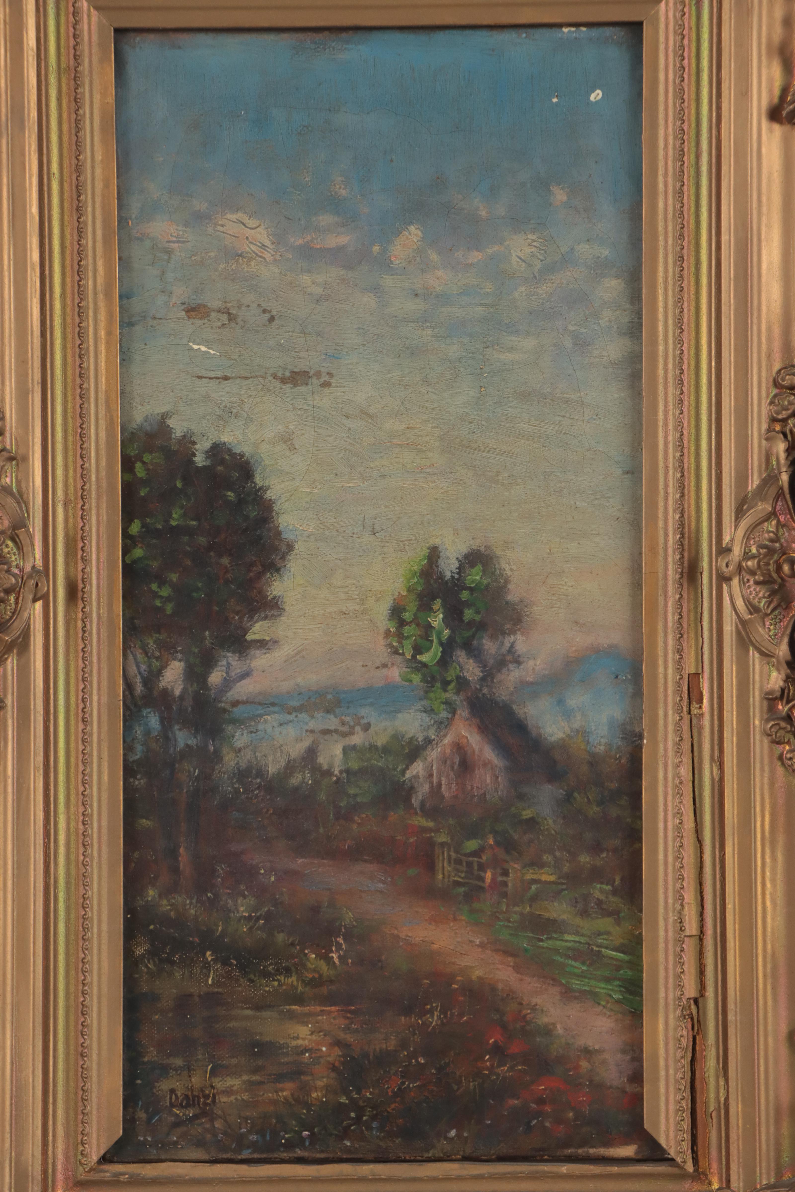 Oil Painting of Sweeping Landscape