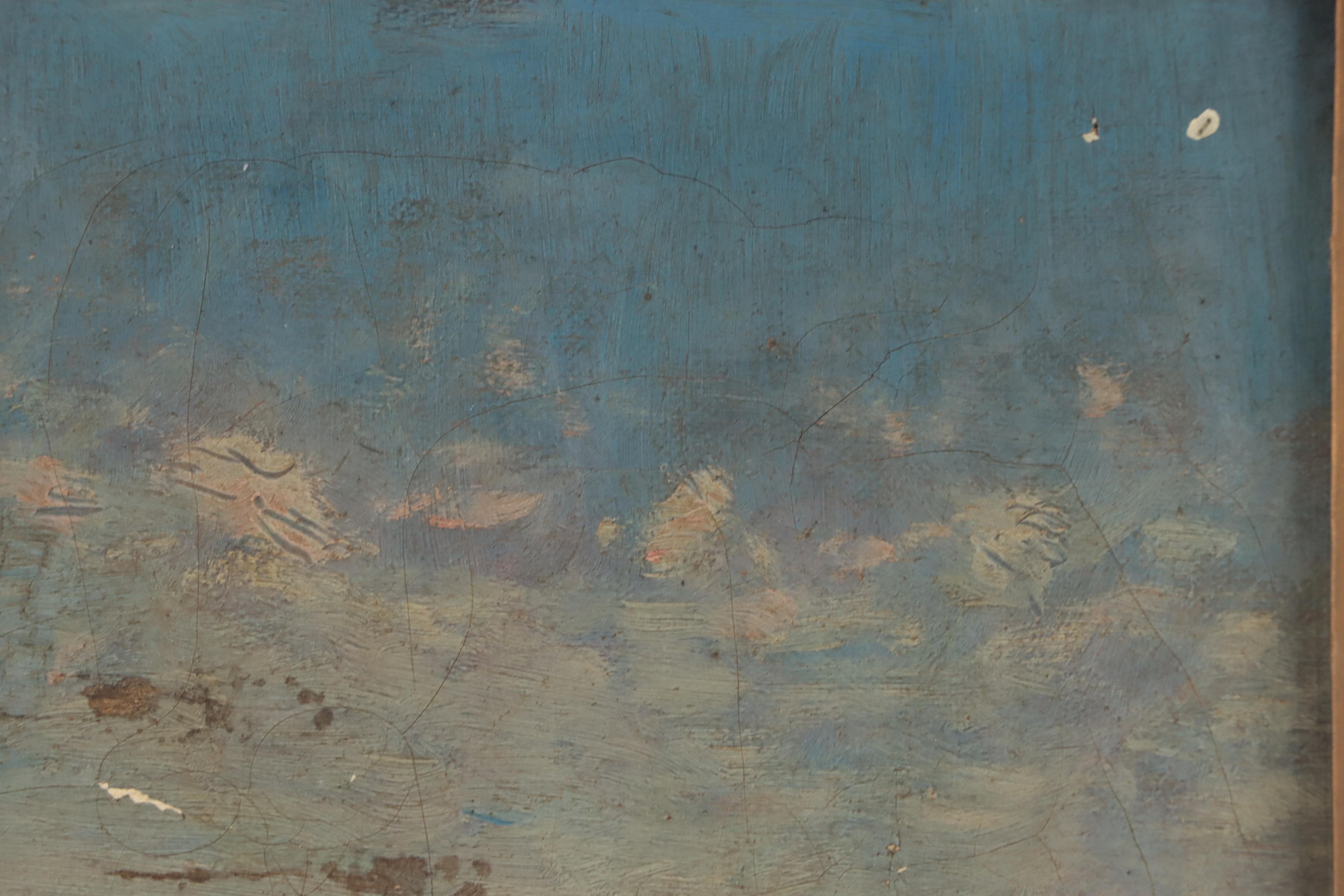 Oil Painting of Sweeping Landscape