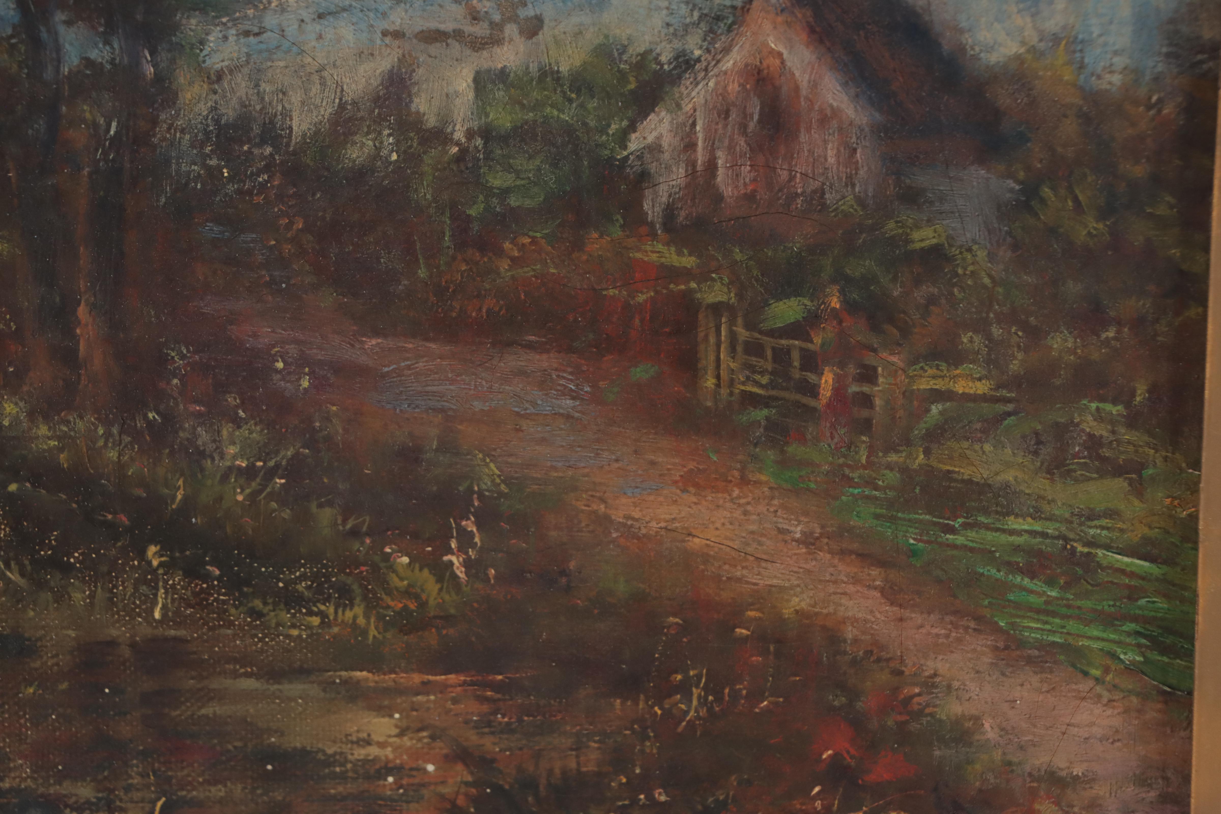 Oil Painting of Sweeping Landscape