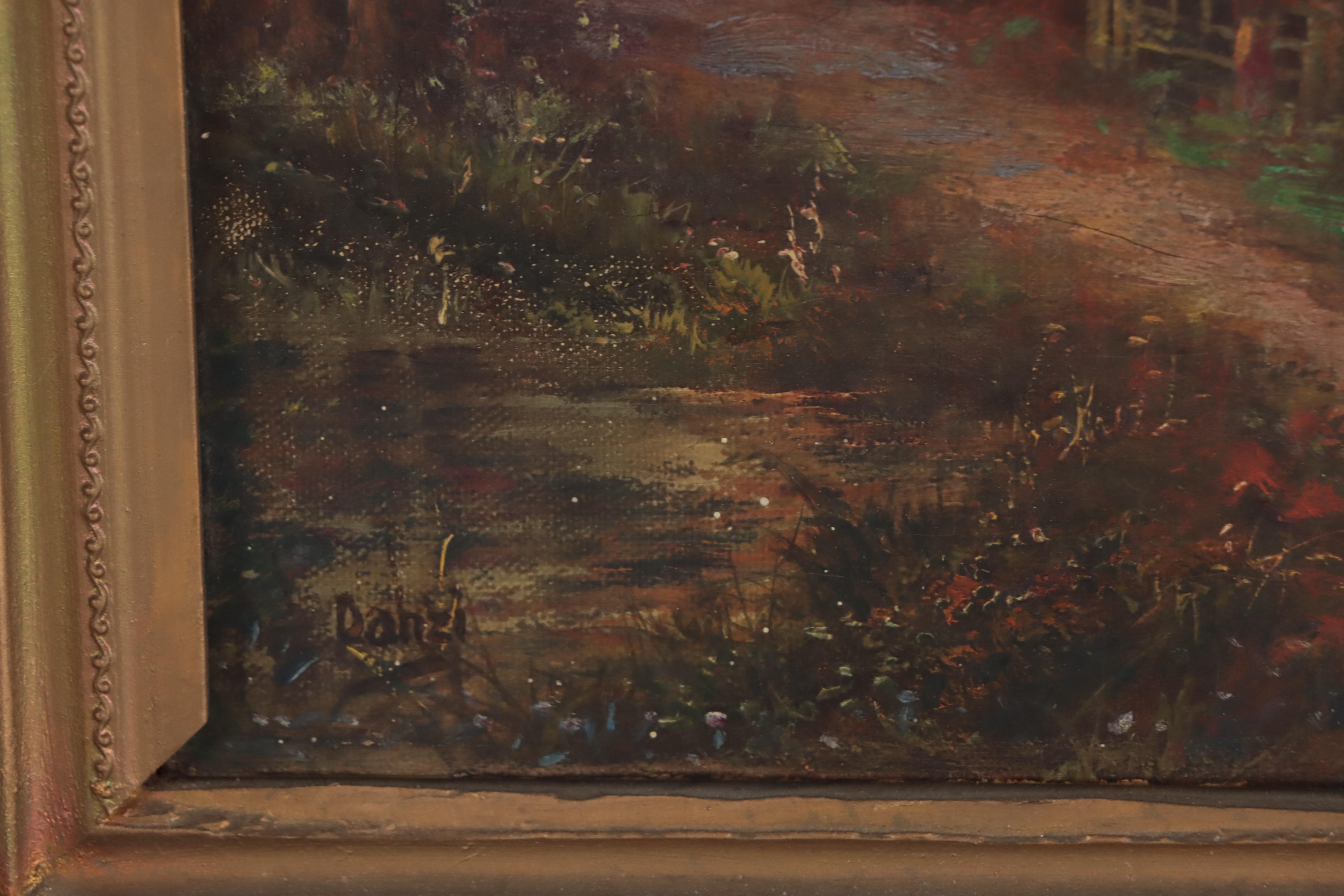 Oil Painting of Sweeping Landscape