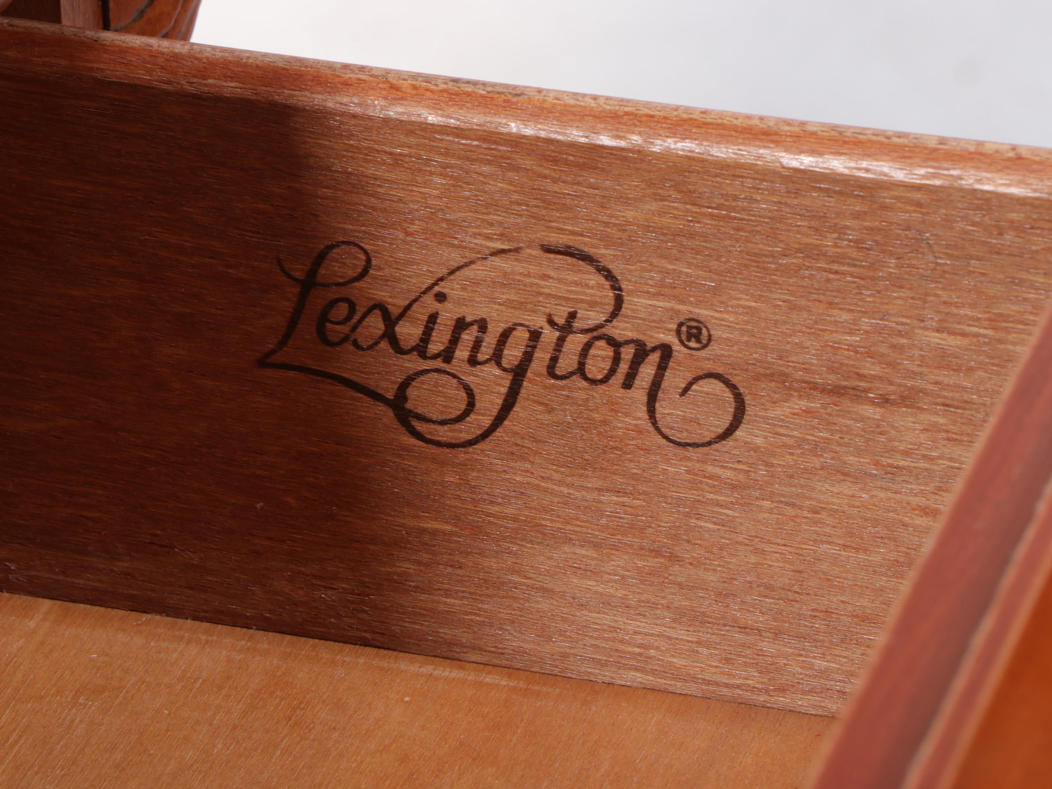 Pair of Lynn Hollyn for Lexington "At Home" Cherrywood and Maple Nightstands