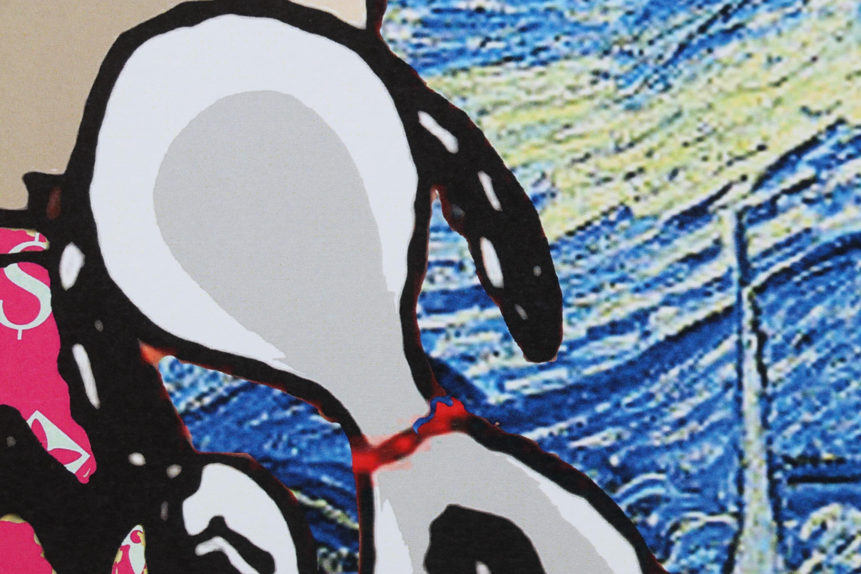 Death NYC Pop Art Graphic Print of Peanuts x van Gogh, 2022