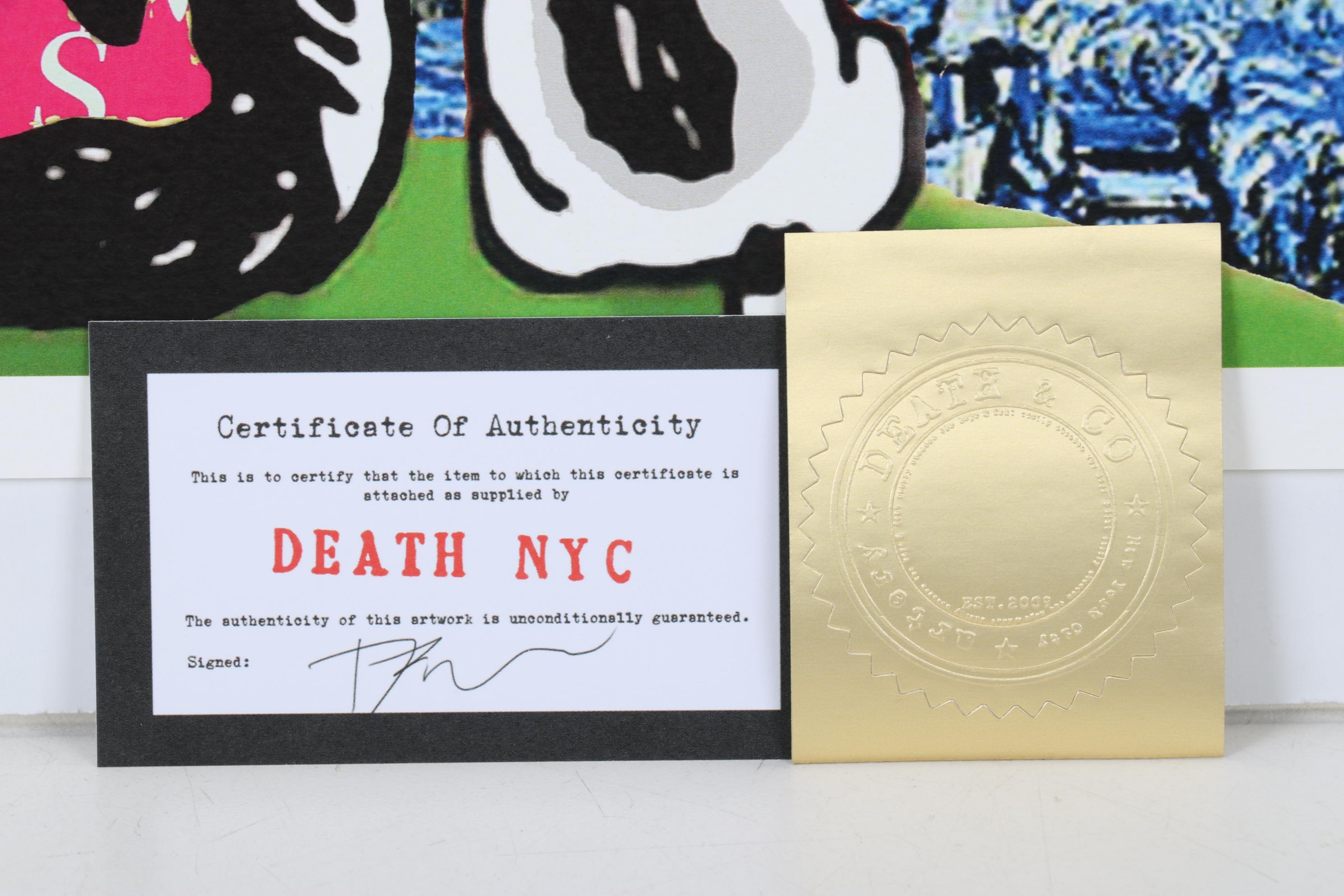 Death NYC Pop Art Graphic Print of Peanuts x van Gogh, 2022