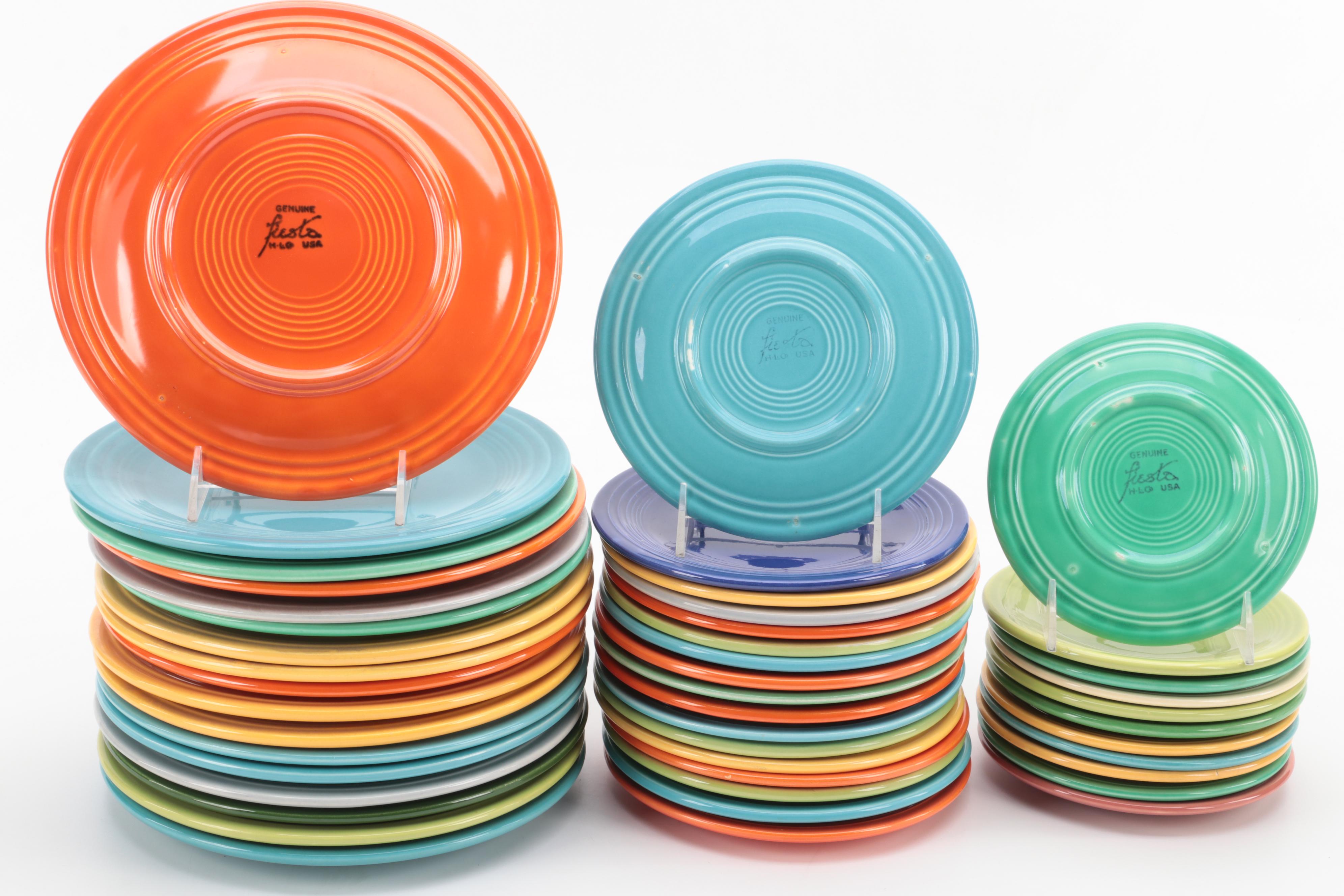 Homer Laughlin "Fiesta" Dinnerware, Mid to Late 20th Century