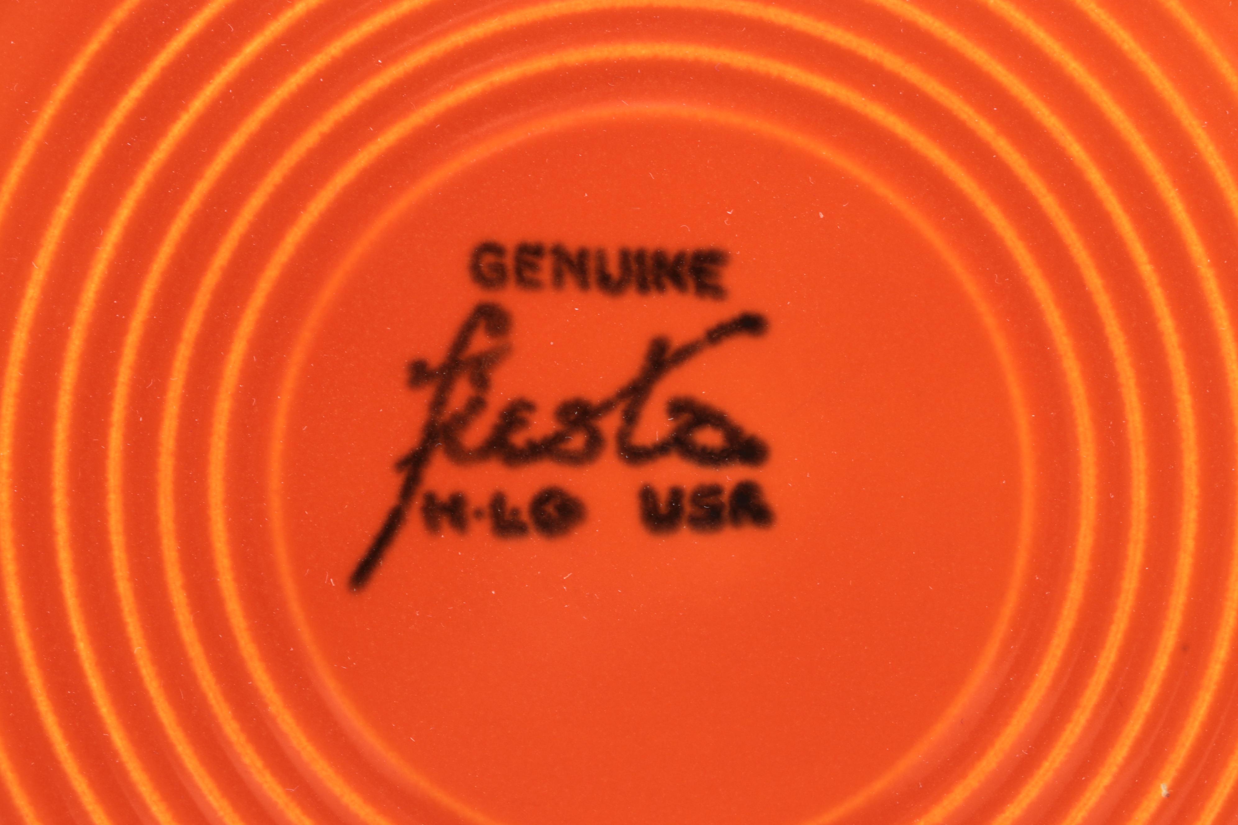 Homer Laughlin "Fiesta" Dinnerware, Mid to Late 20th Century