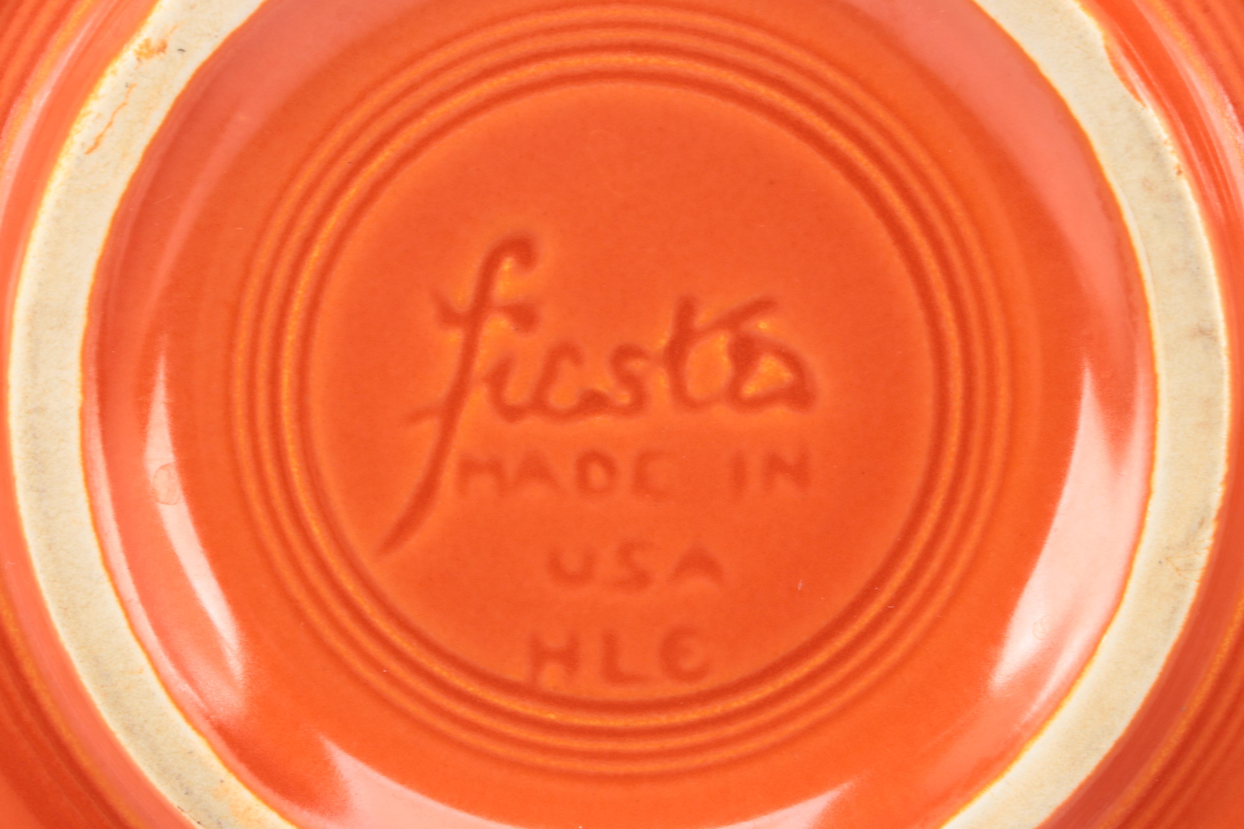 Homer Laughlin "Fiesta" Dinnerware, Mid to Late 20th Century