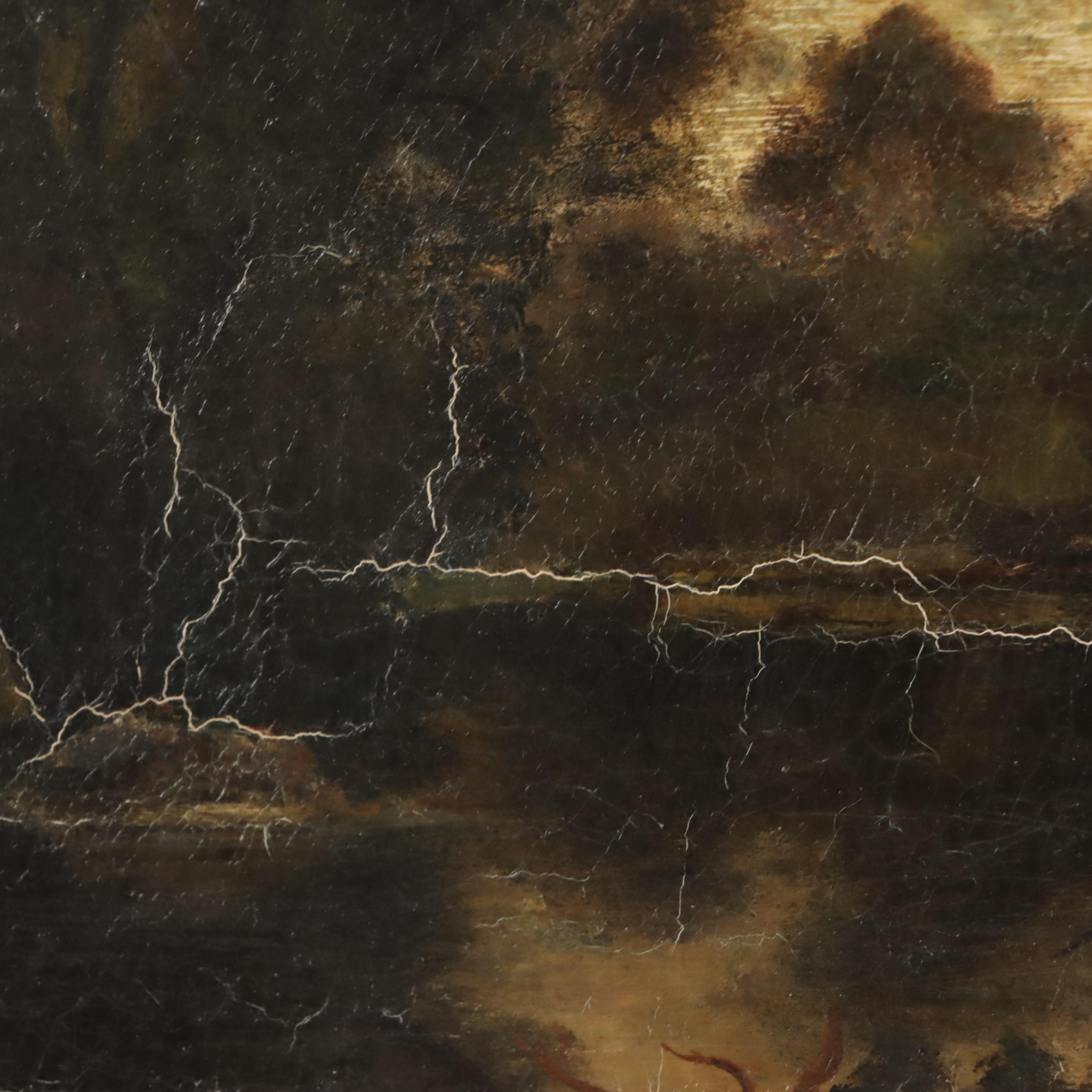 James MacDonald Barnsley Oil Painting of Tonalist Landscape